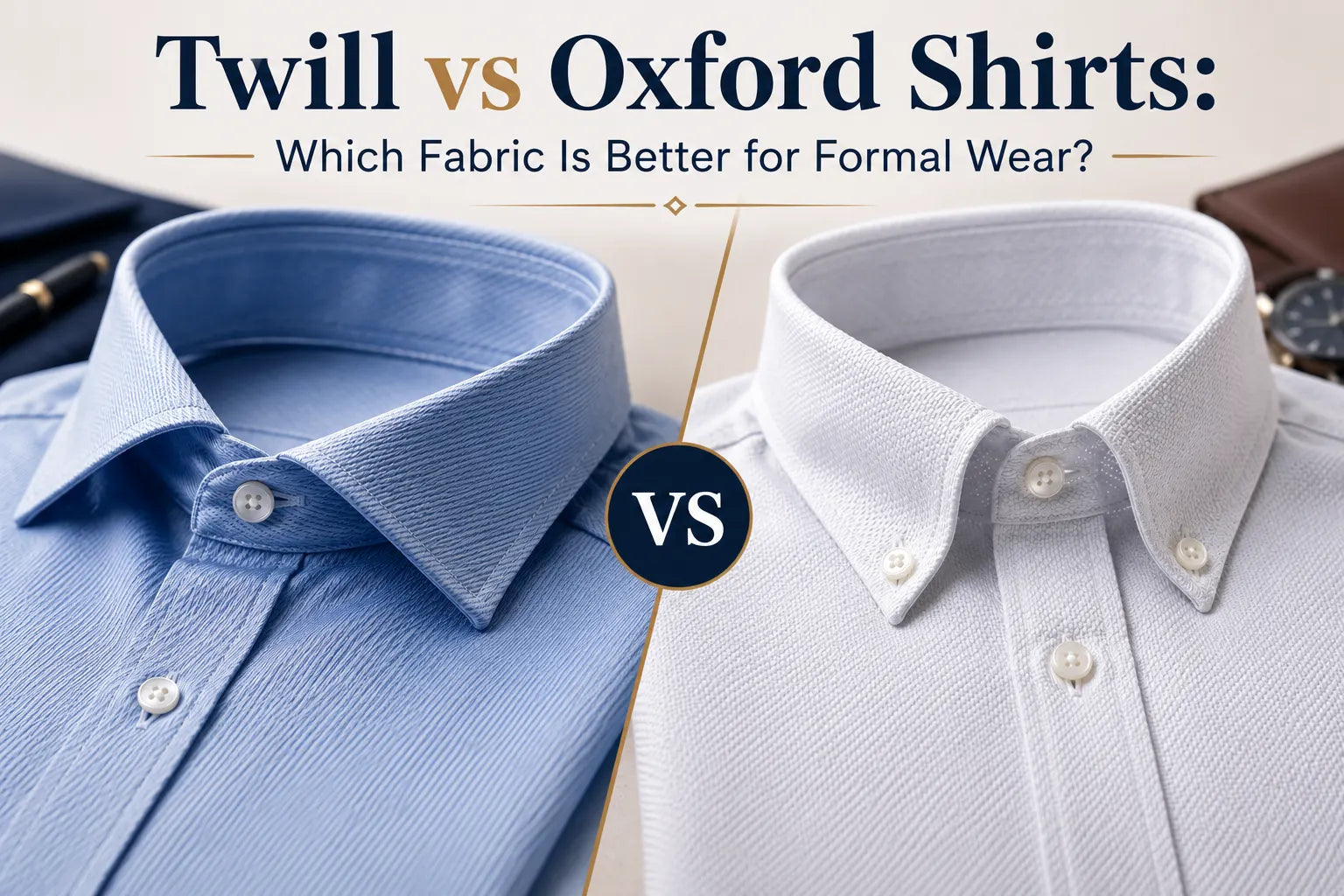 twill vs oxford