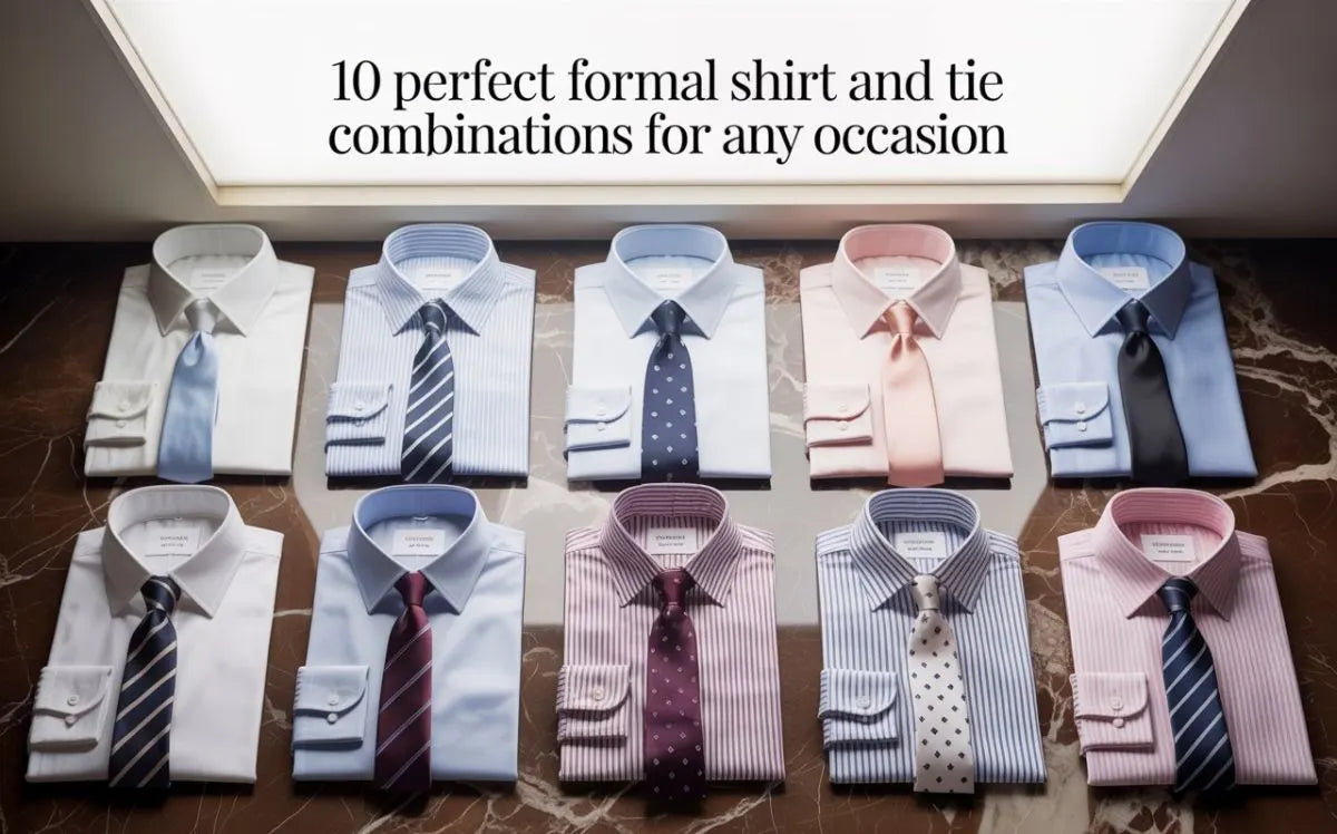 formal shirt and tie combinations