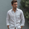 How to Wear a White Linen Shirt Men