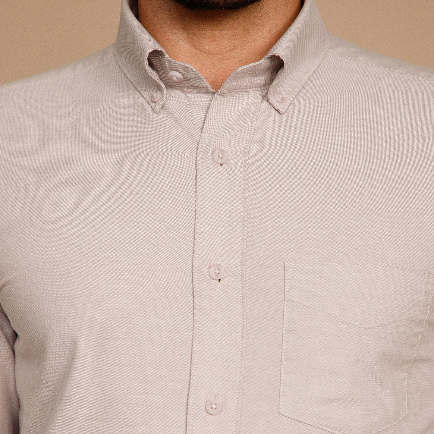 Regal Oxford Solid Shirt In Clay