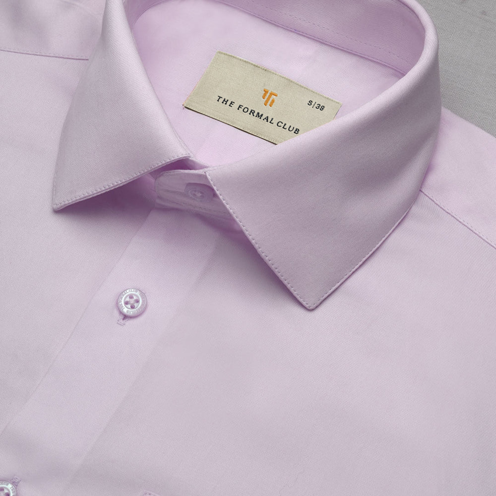 Cambridge Giza Cotton Shirt In Dusty Rose