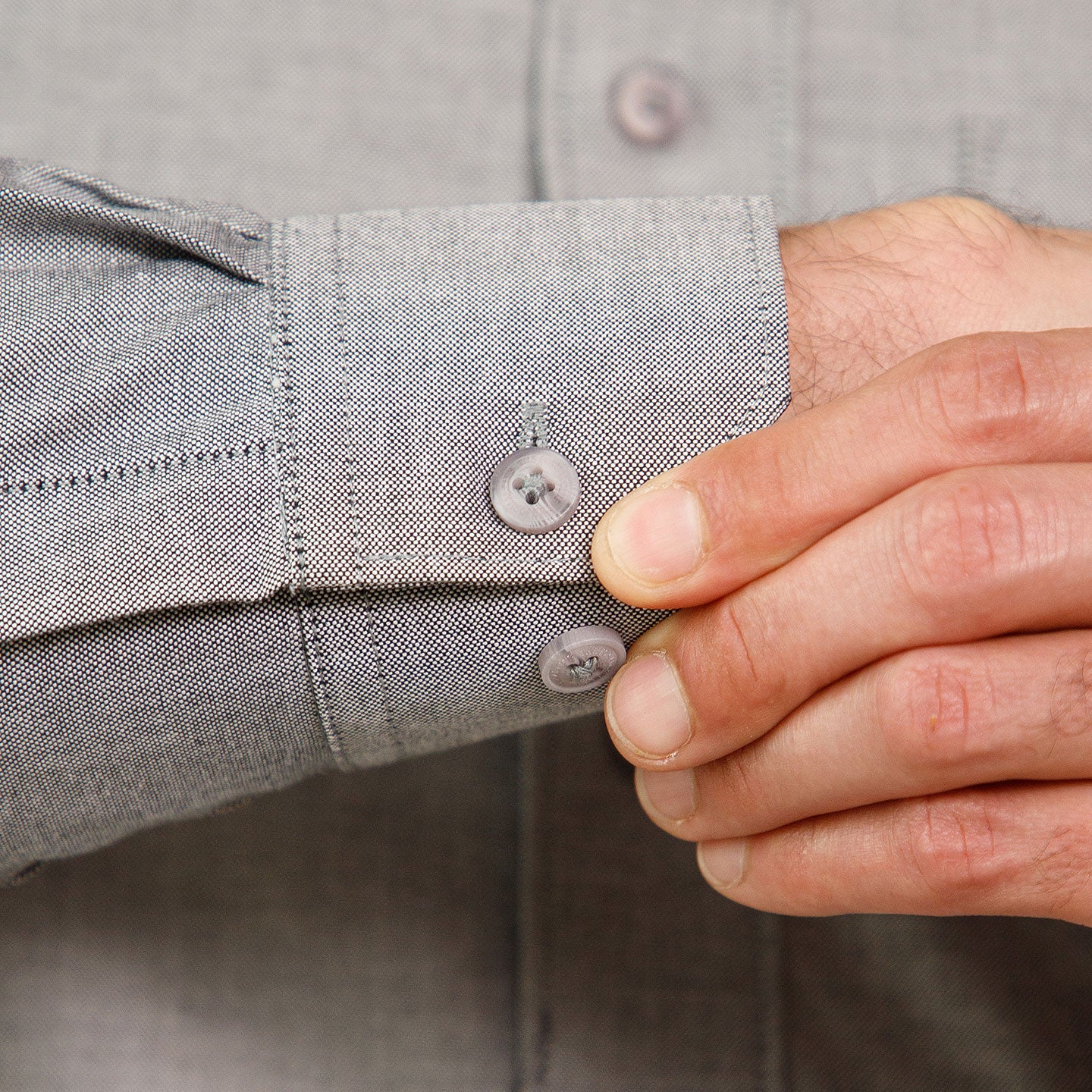 Regal Oxford Solid shirt in Ash Grey
