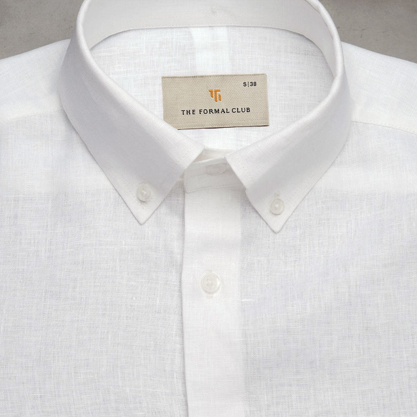 Cedar Pure Linen Full Sleeves Shirt in Snow