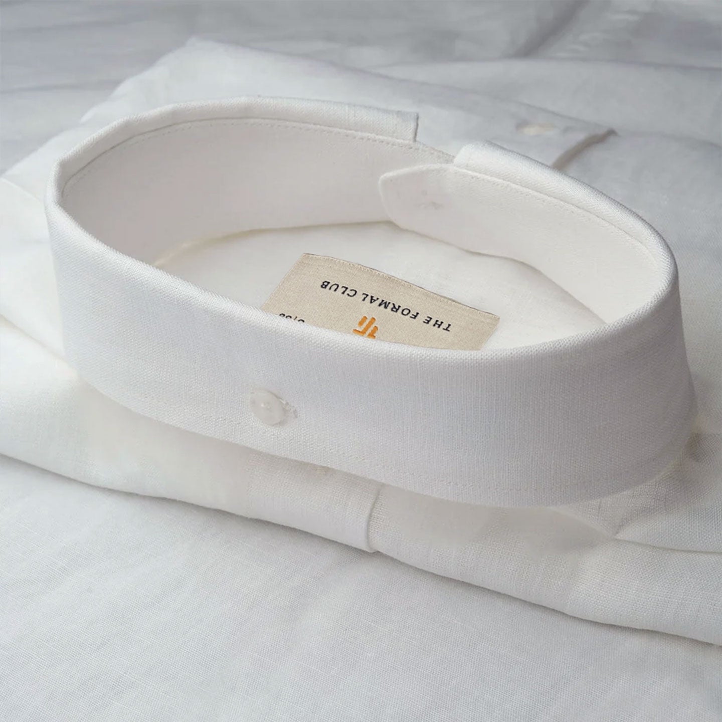Cedar Pure Linen Full Sleeves Shirt in Snow