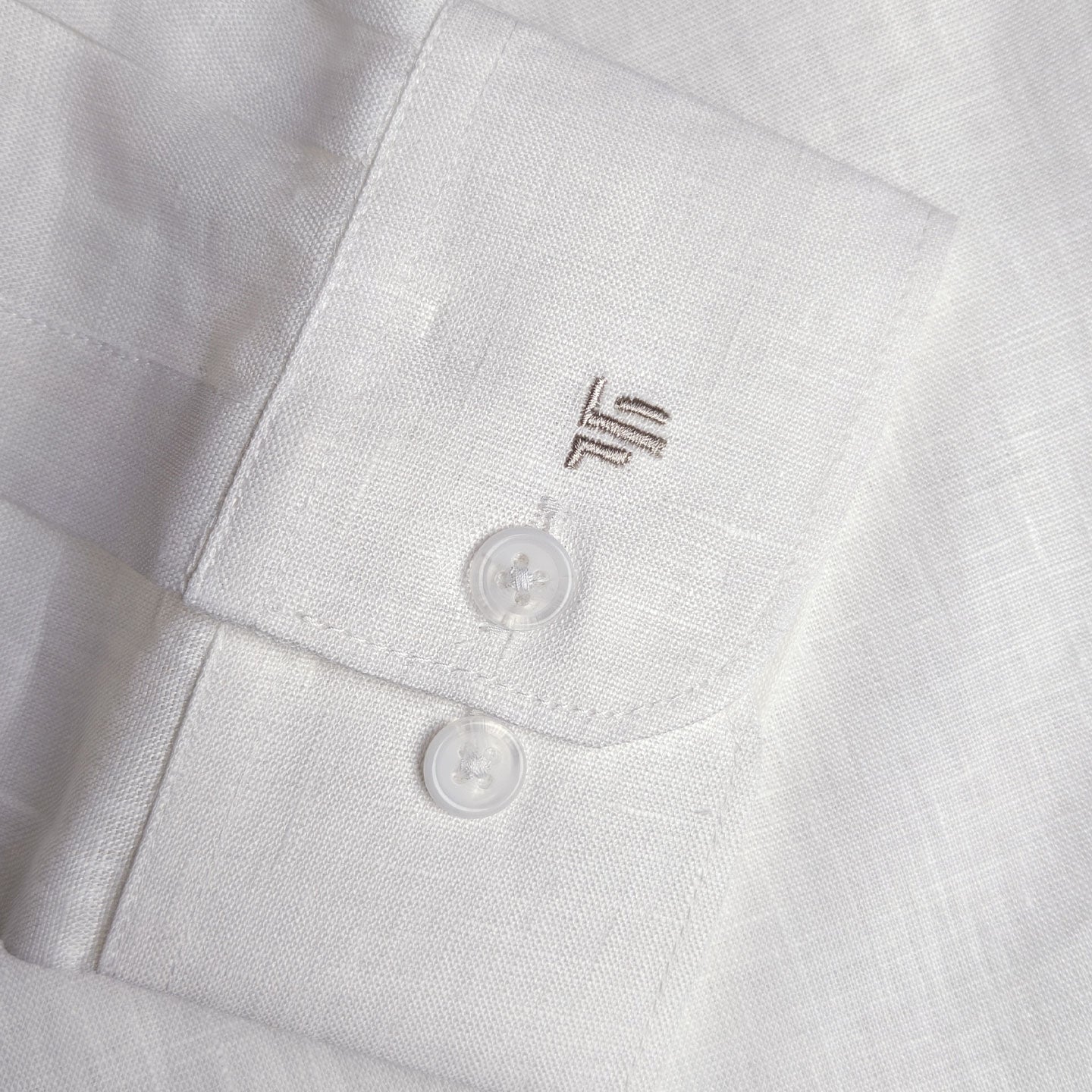 Cedar Pure Linen Full Sleeves Shirt in Snow