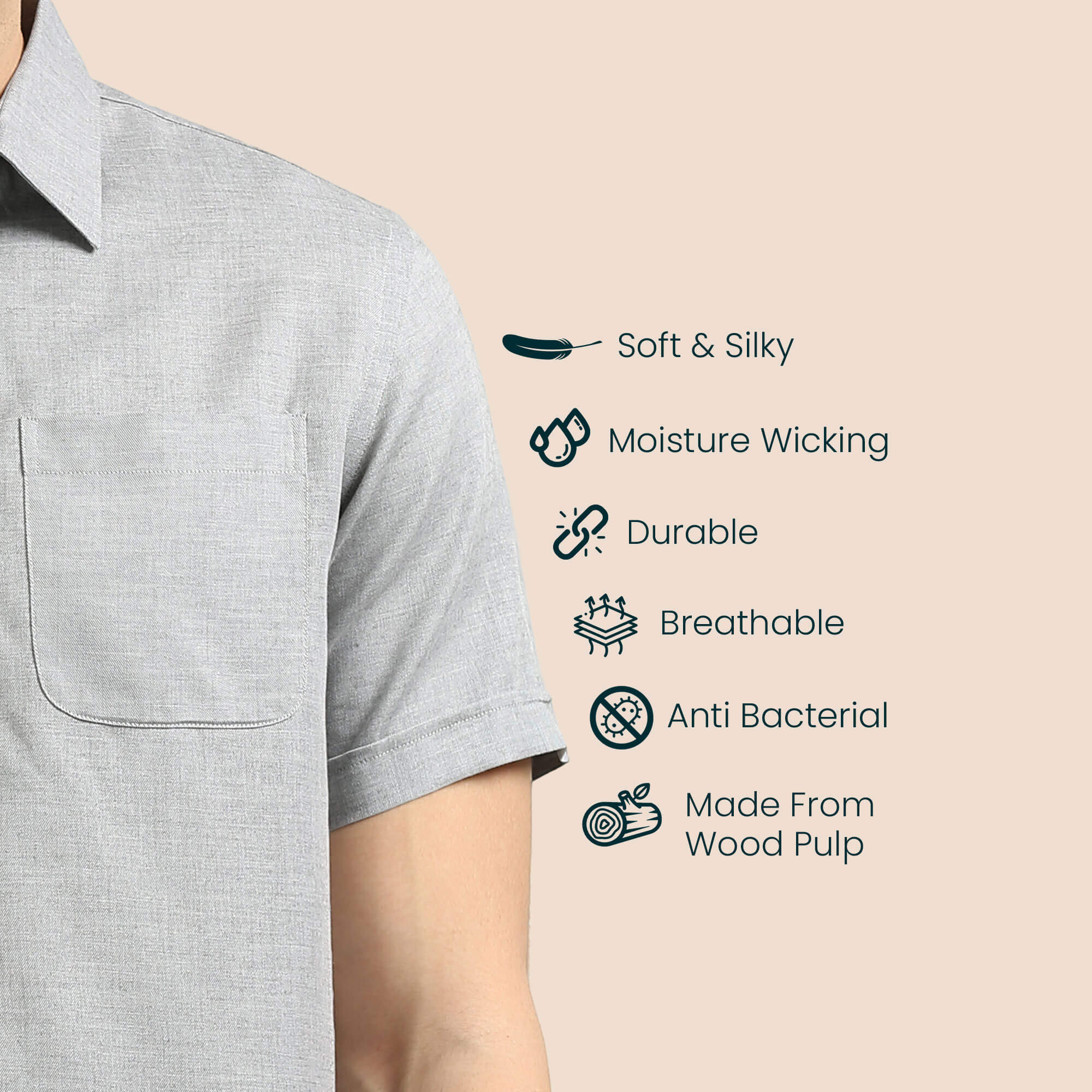 Woods Half Sleeves Shirt by TFC