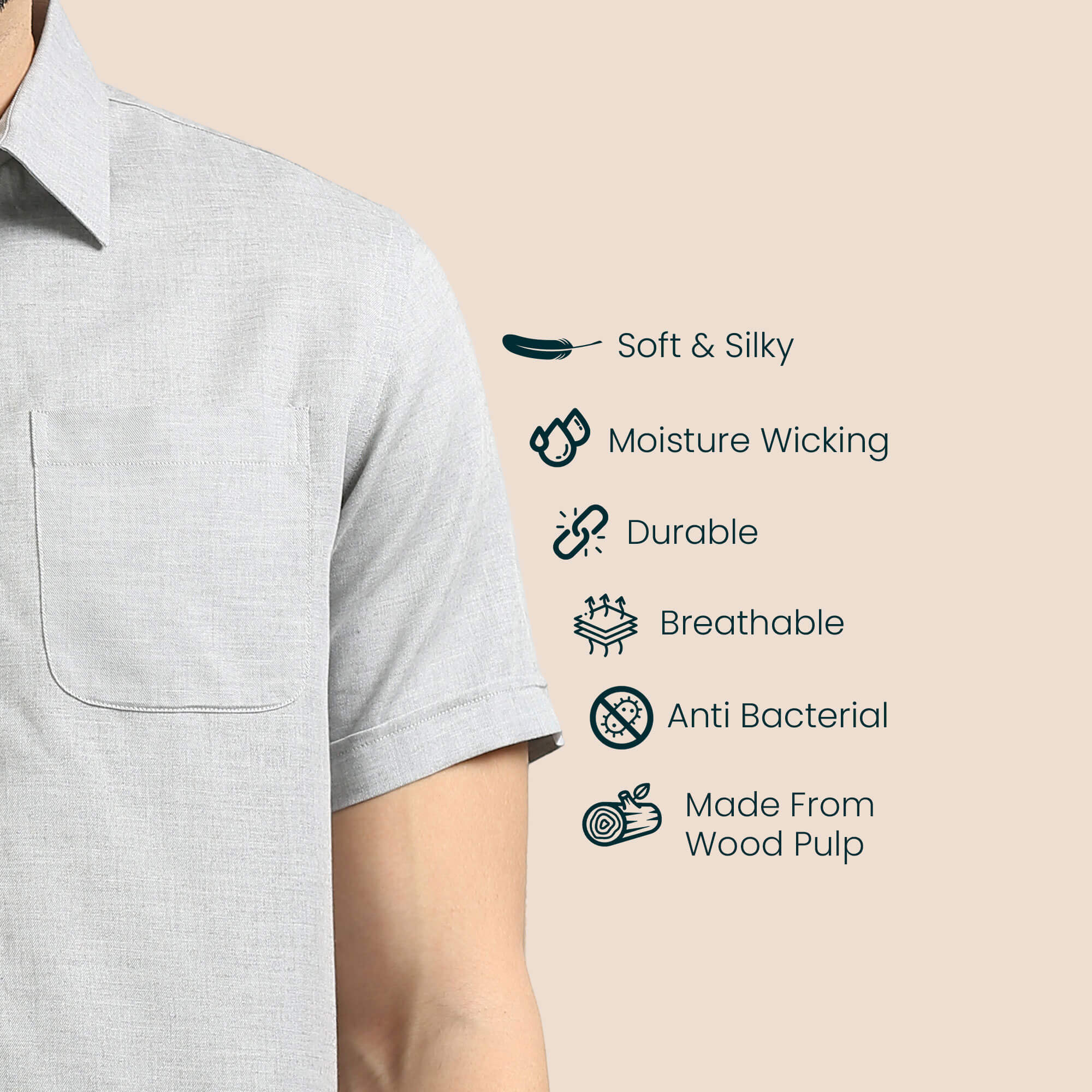 Woods Half Sleeves Shirt by TFC