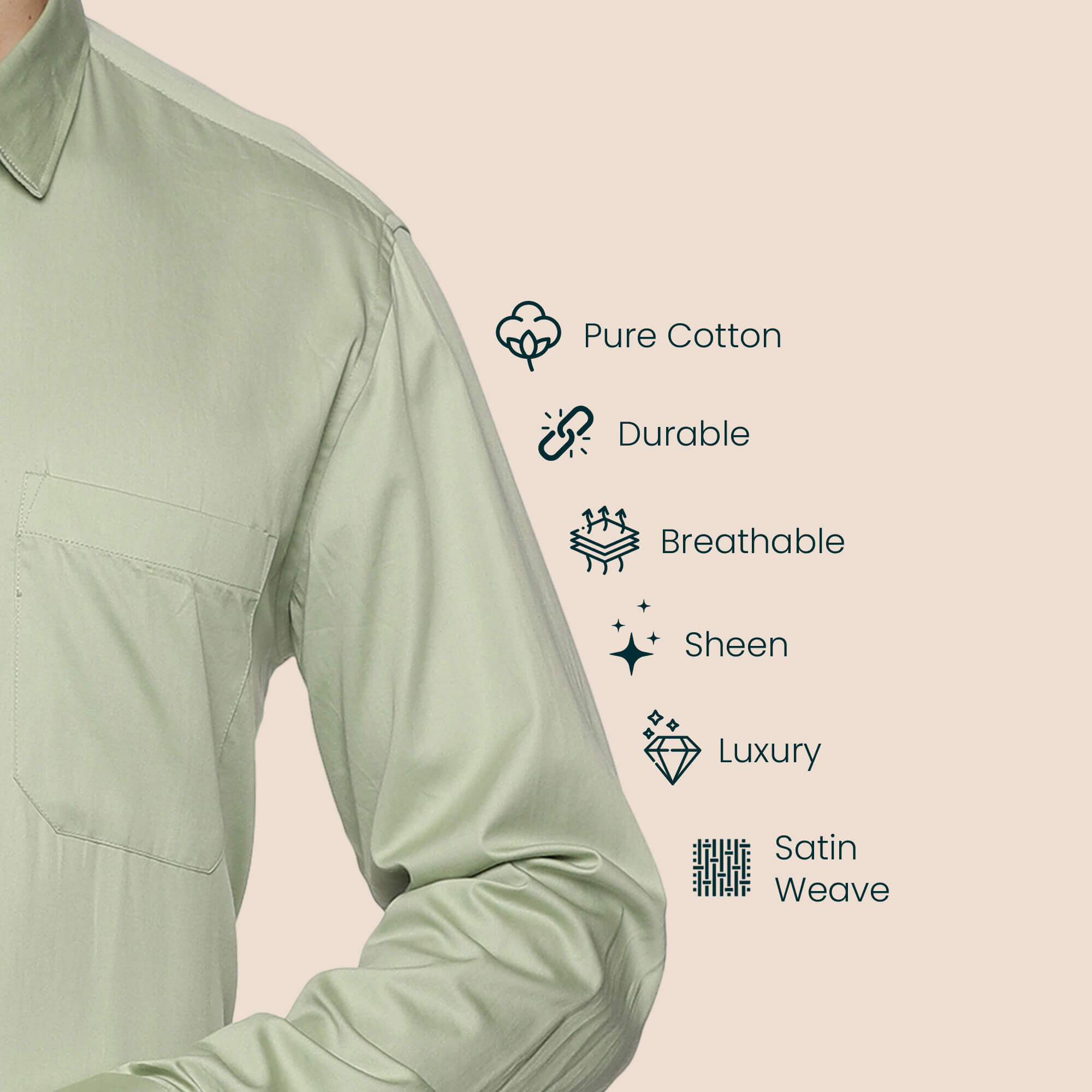 Swiss Finish Giza Cotton Shirt For Men By TFC