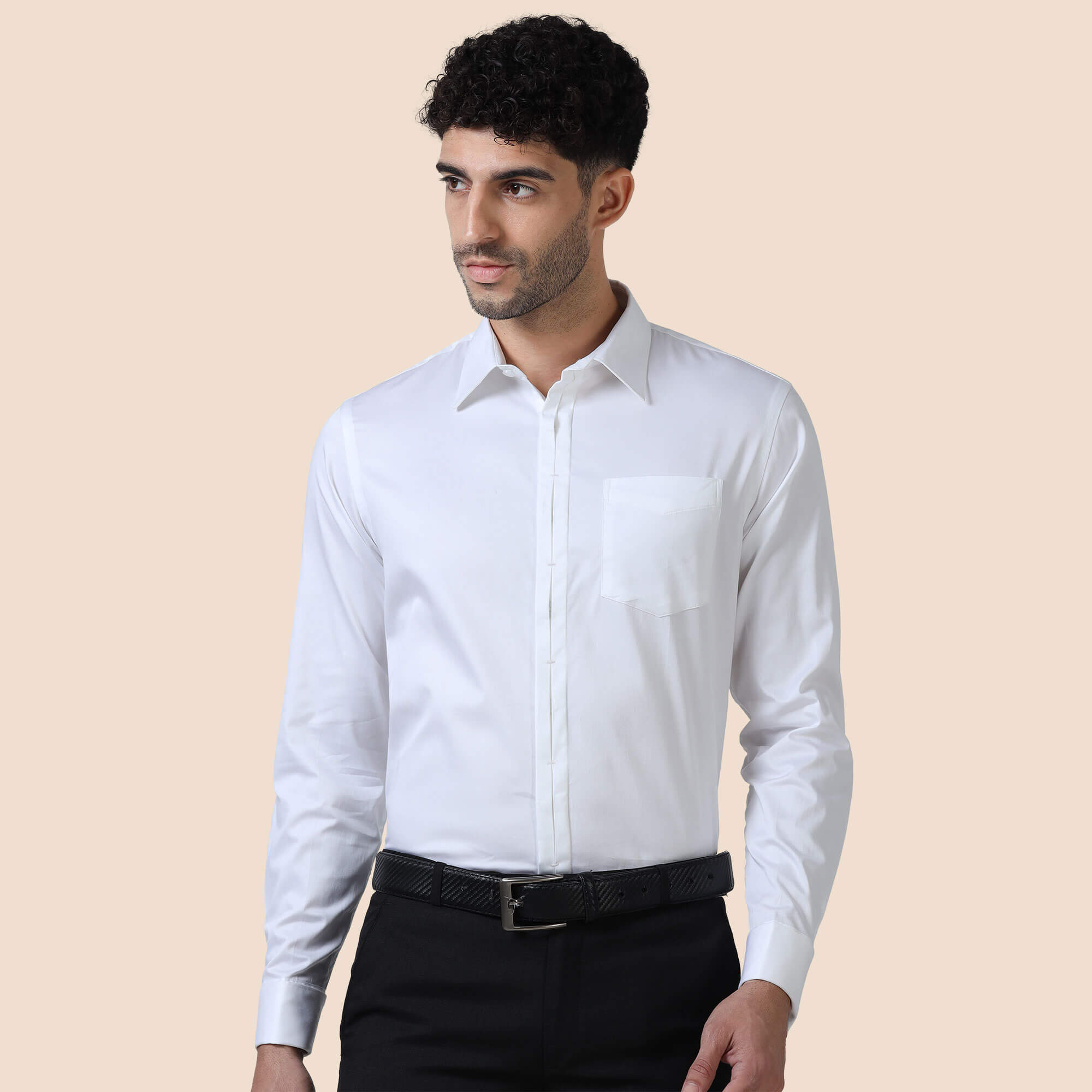Keneth white formal shirt by TFC