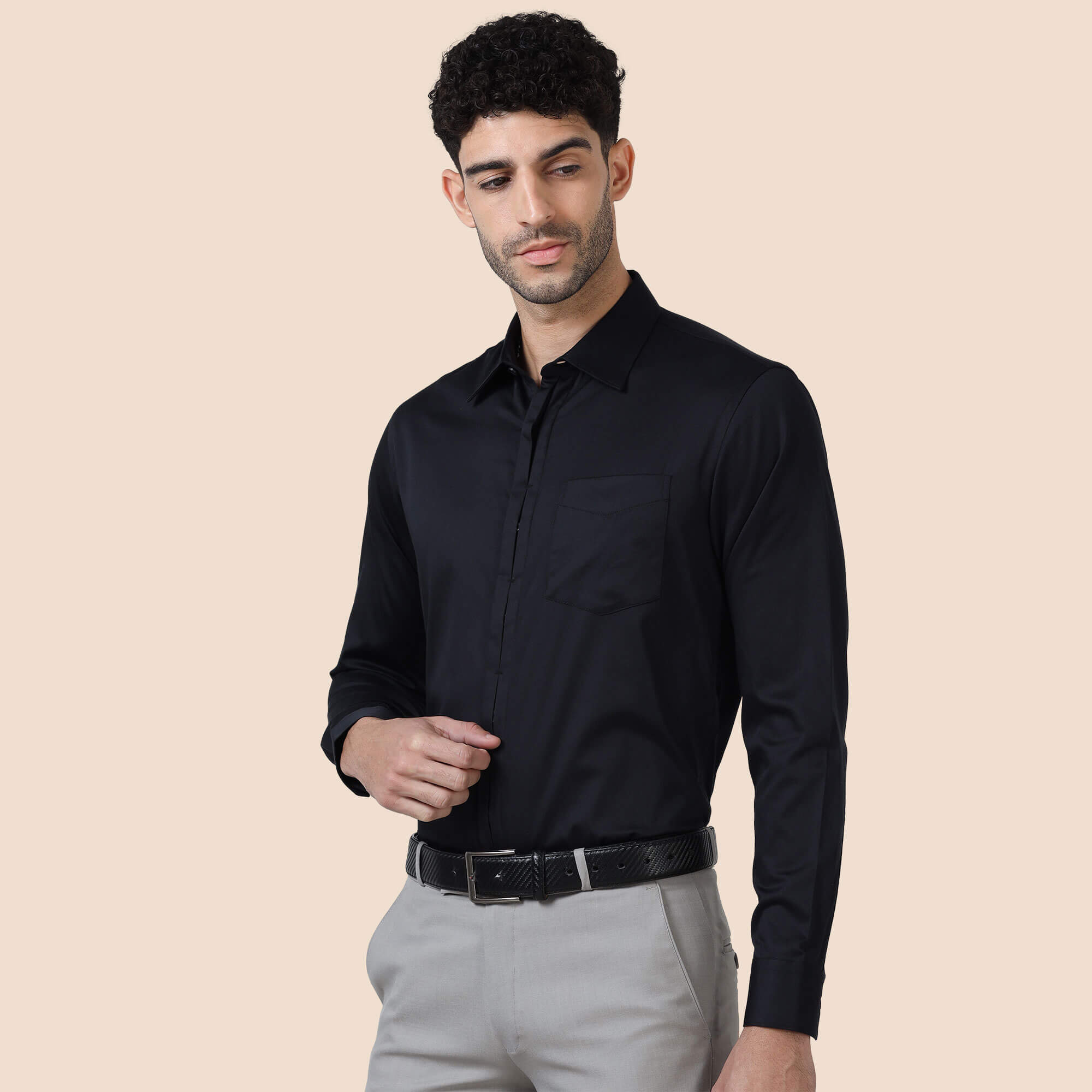 Alfred shirt paired with formal trousers by TFC