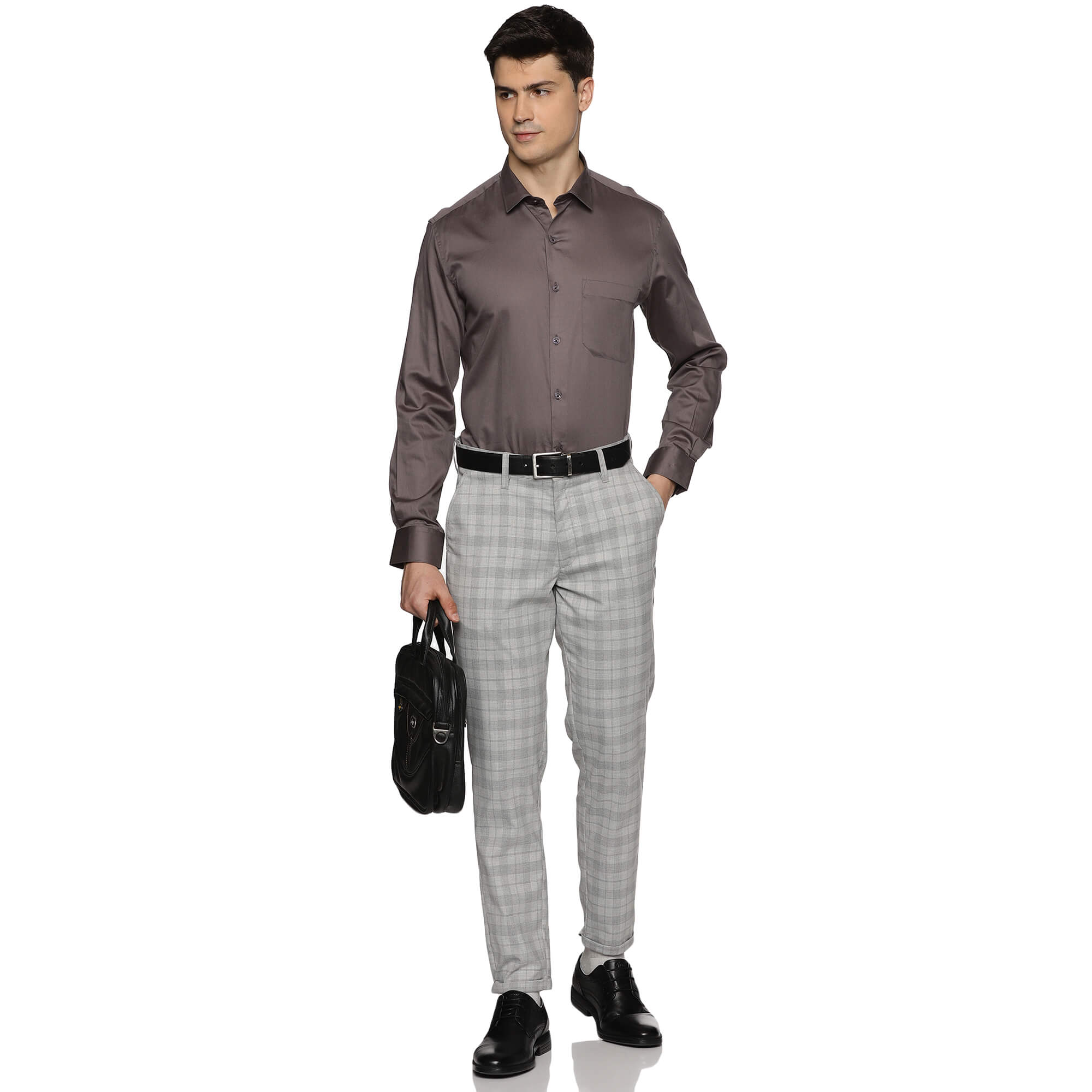 Premium Giza Cotton Formal Shirt Steel For Men By TFC
