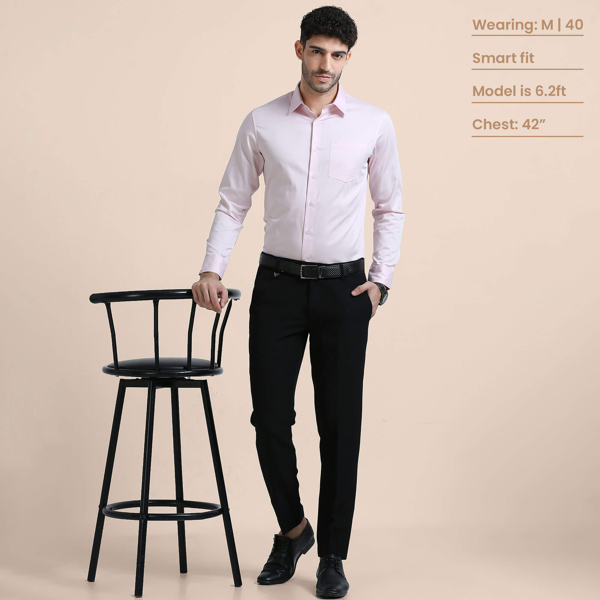 Formal shirt in Giza cotton for Men by TFC