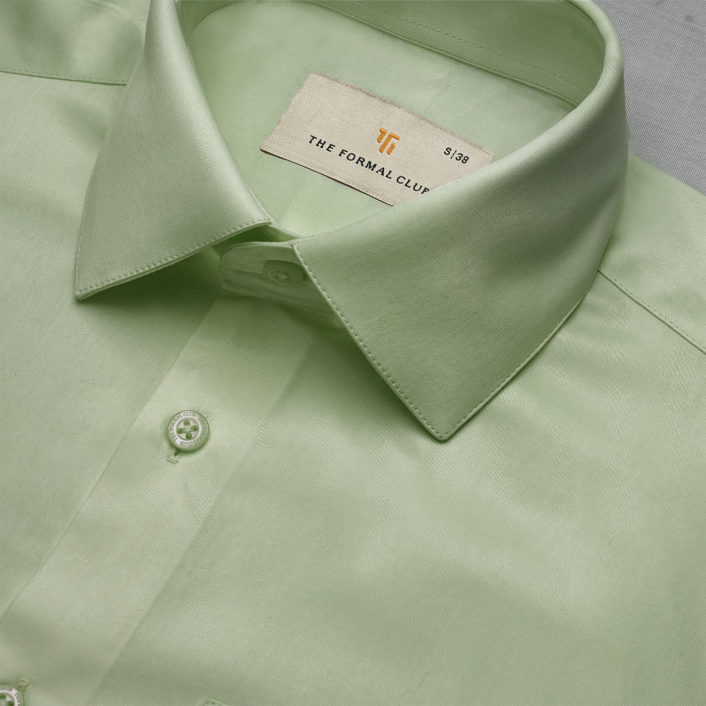 Cambridge Giza Cotton Shirt In Moss Green