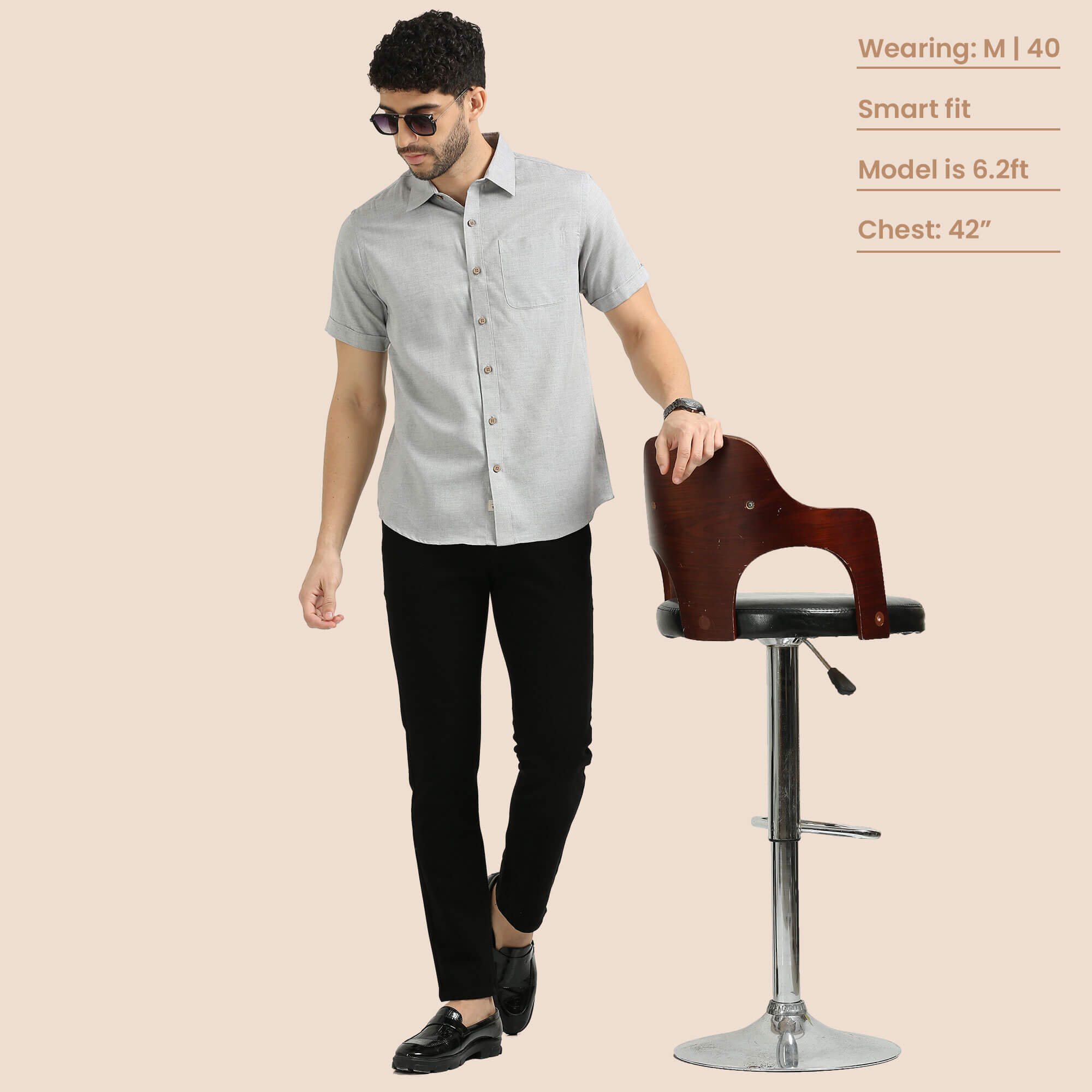 Casual Look with Woods Lyocell Shirt by TFC