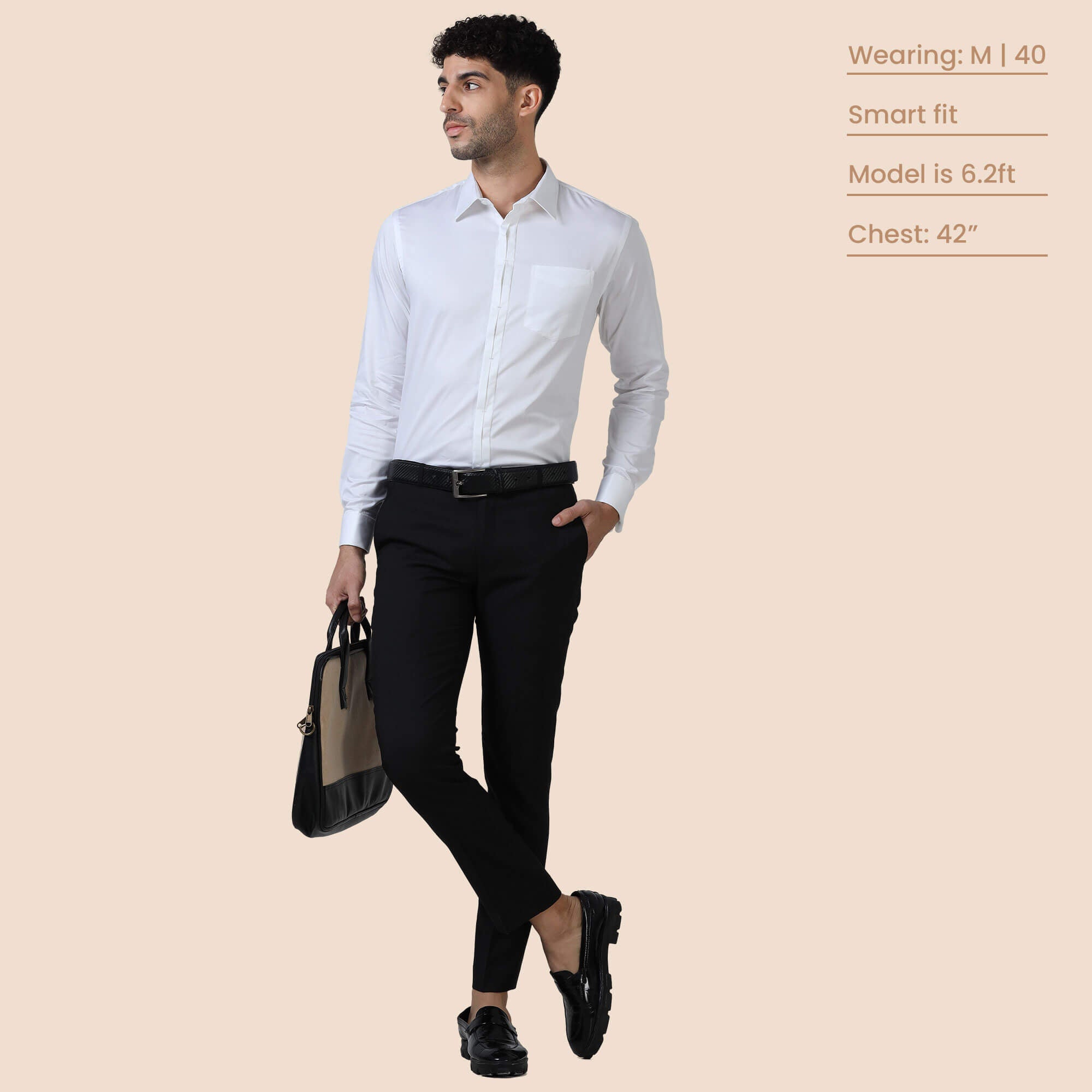 Formal shirt with neat stitching by TFC