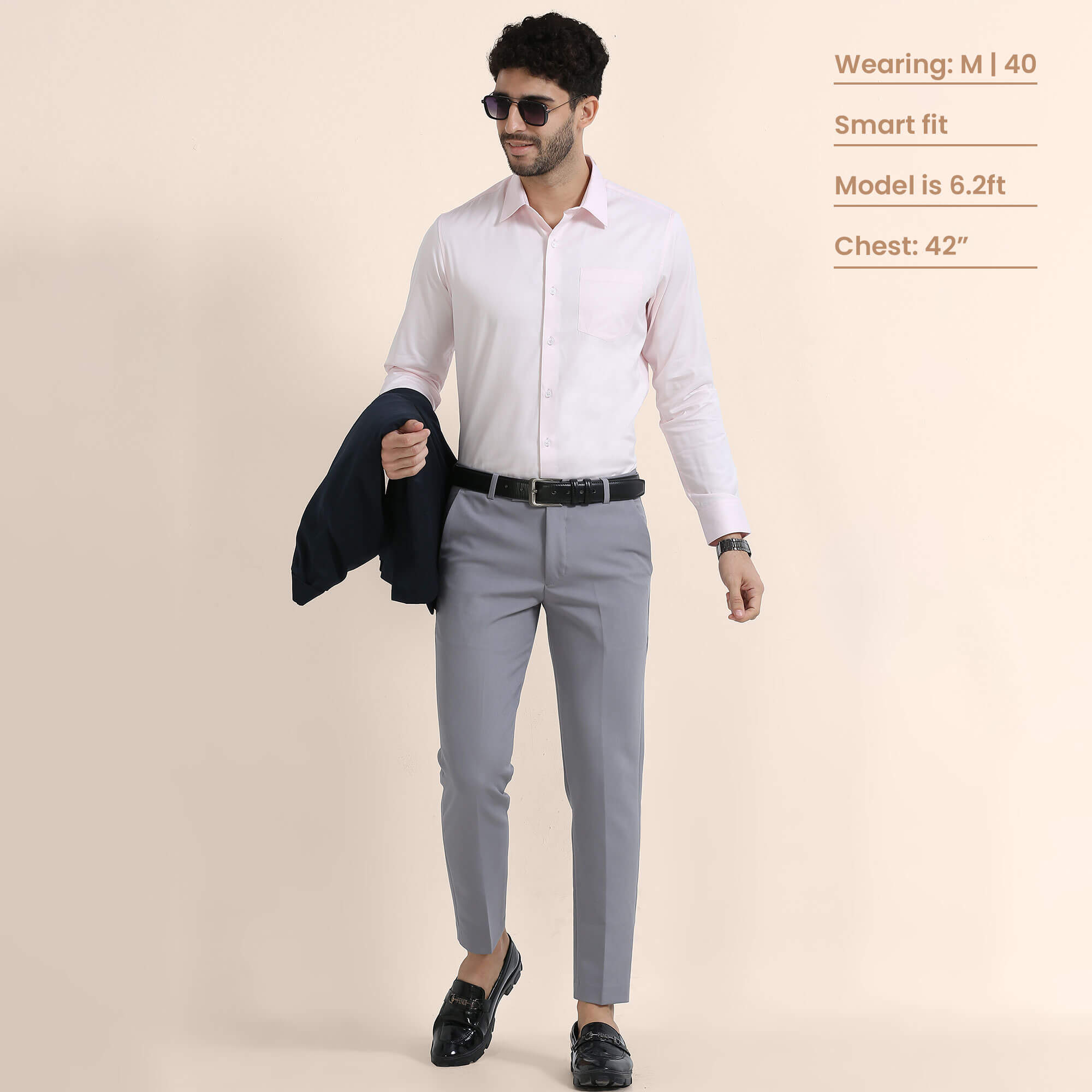 Silky bamboo shirt in pink by TFC