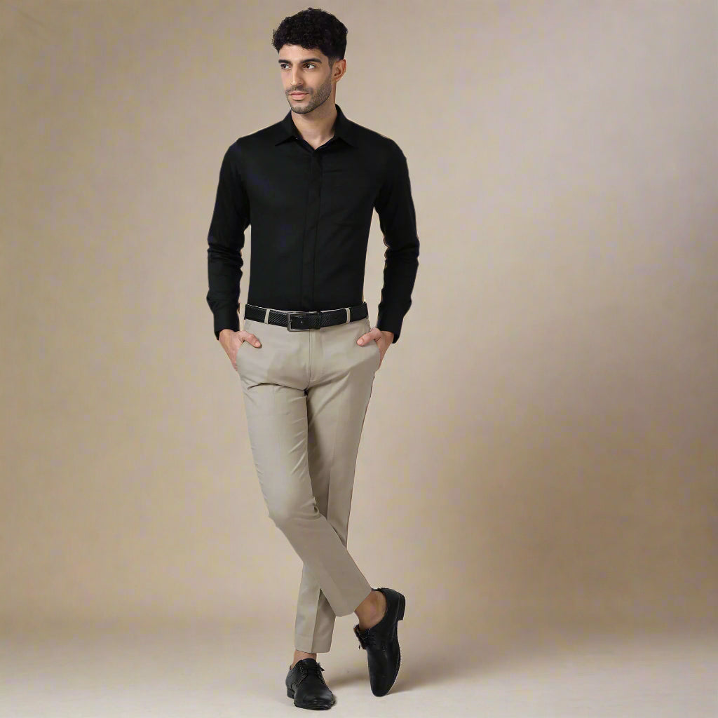 Classy black shirt for special events by TFC