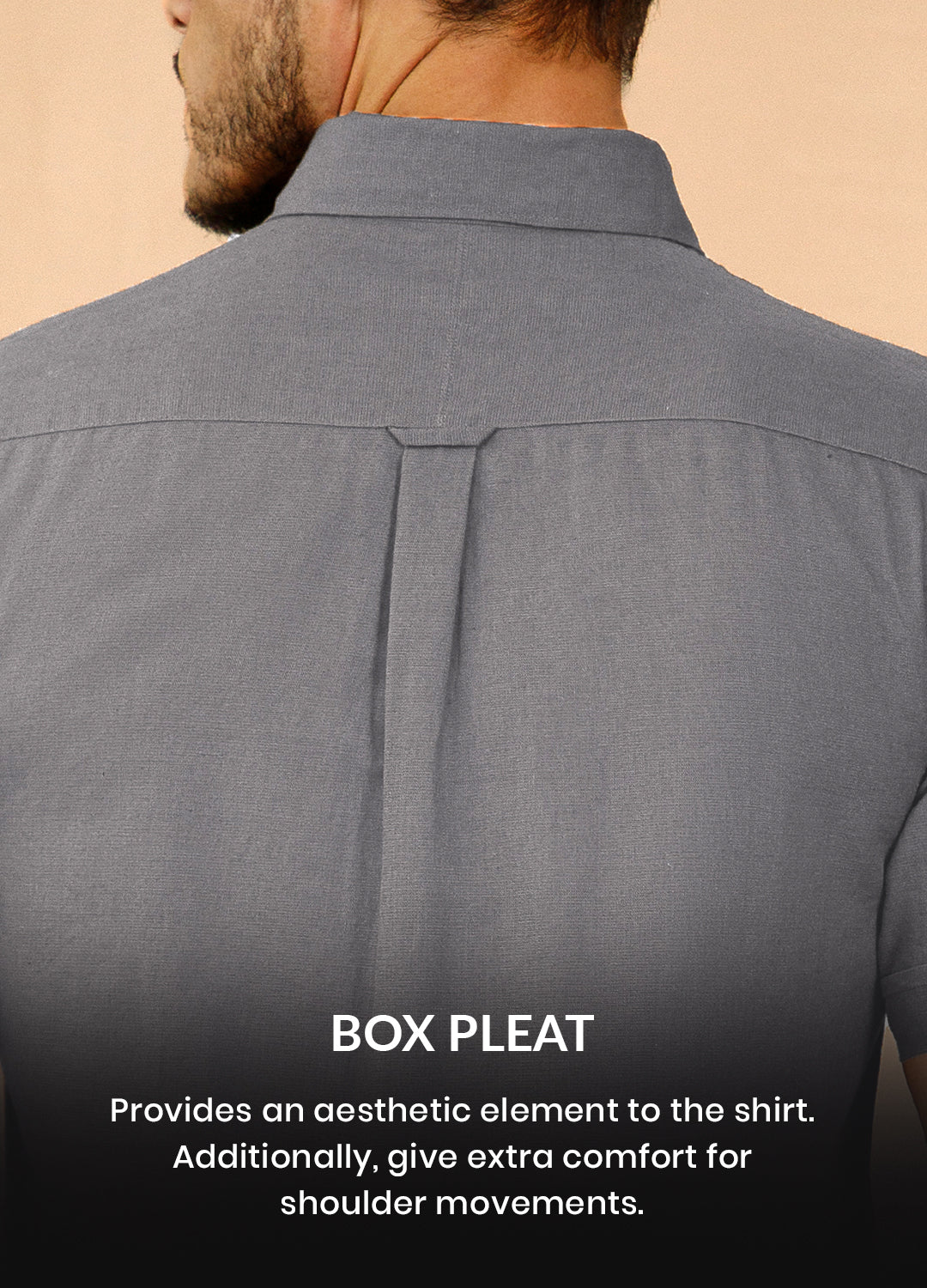 Breeze Linen Half Sleeves Shirt In Ash Grey