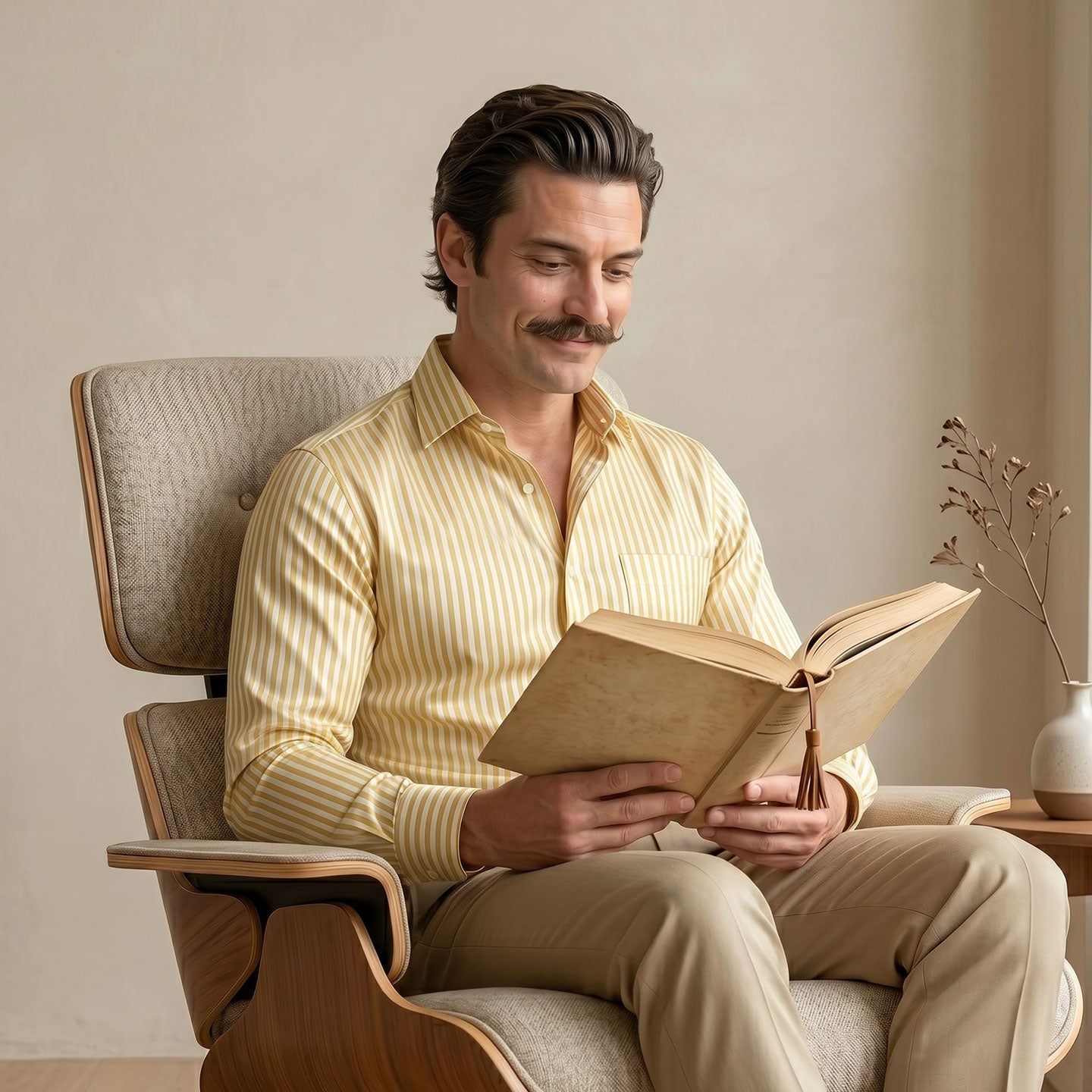 Boardroom Bengal Stripes Shirt In Buttercup