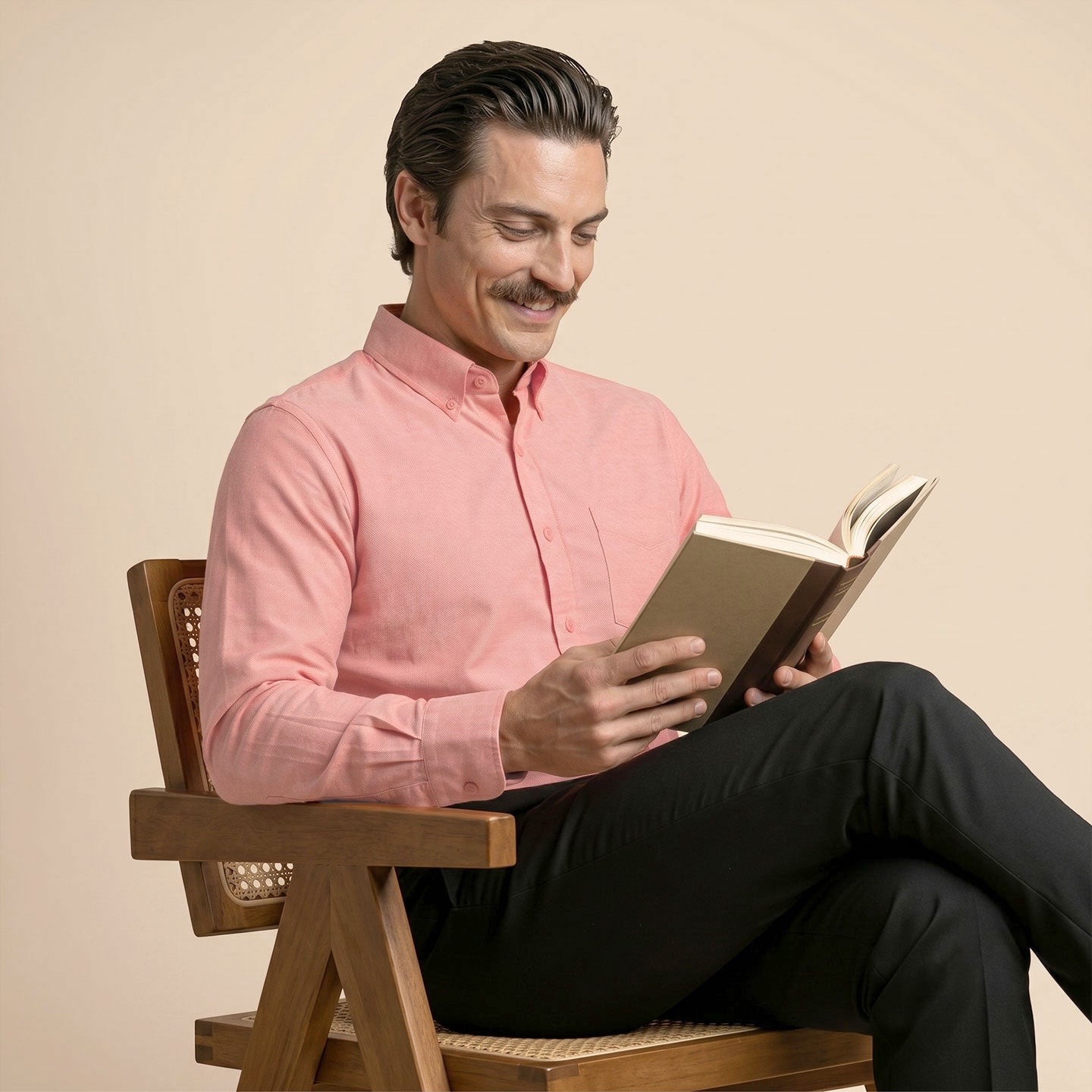 Regal Oxford Solid shirt in Flamingo