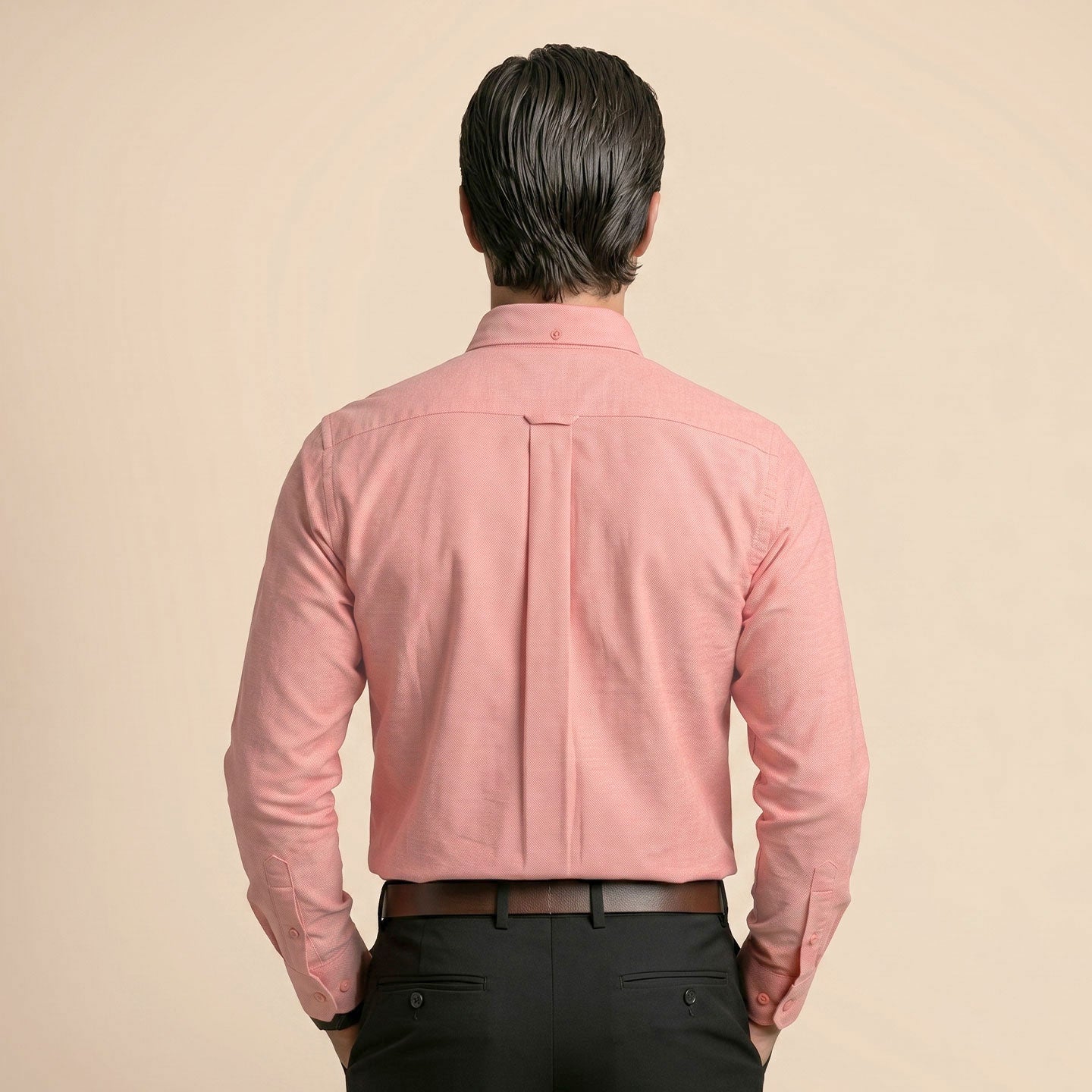 Regal Oxford Solid shirt in Flamingo