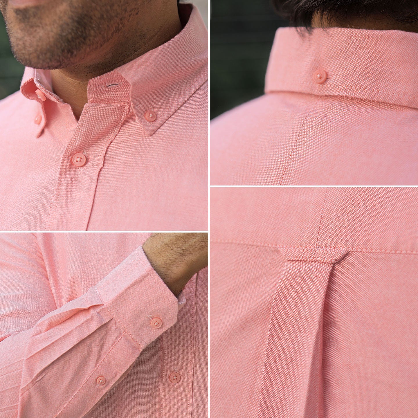 Regal Oxford Solid shirt in Flamingo