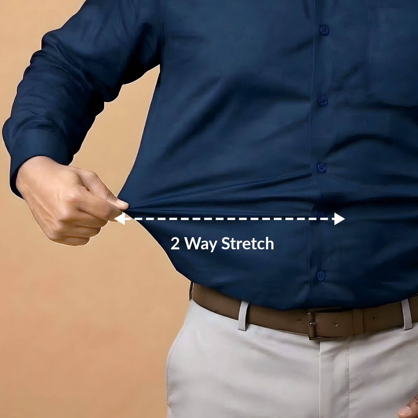 Flexi Stretch Plus Shirt in Saphire