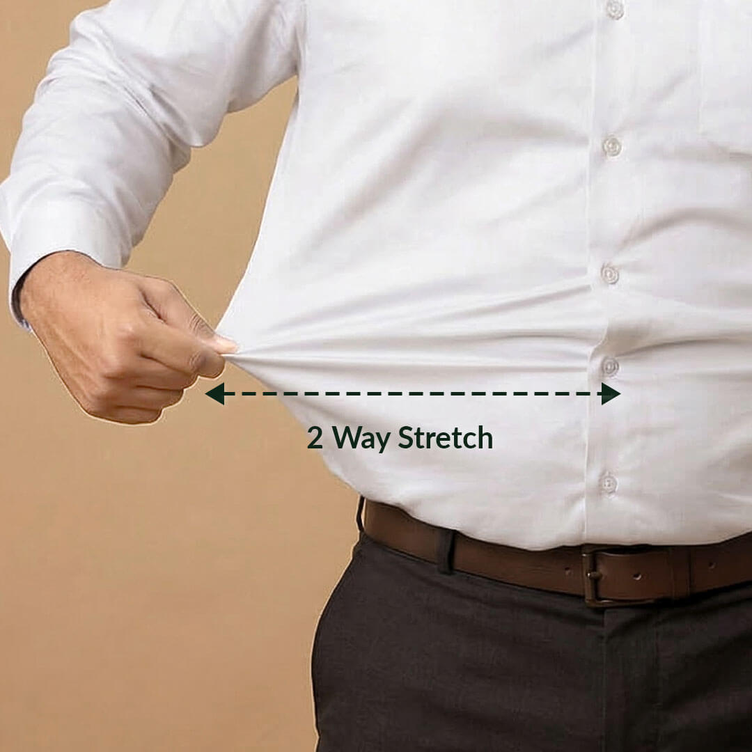 Flexi Stretch Plus Shirt in Snow