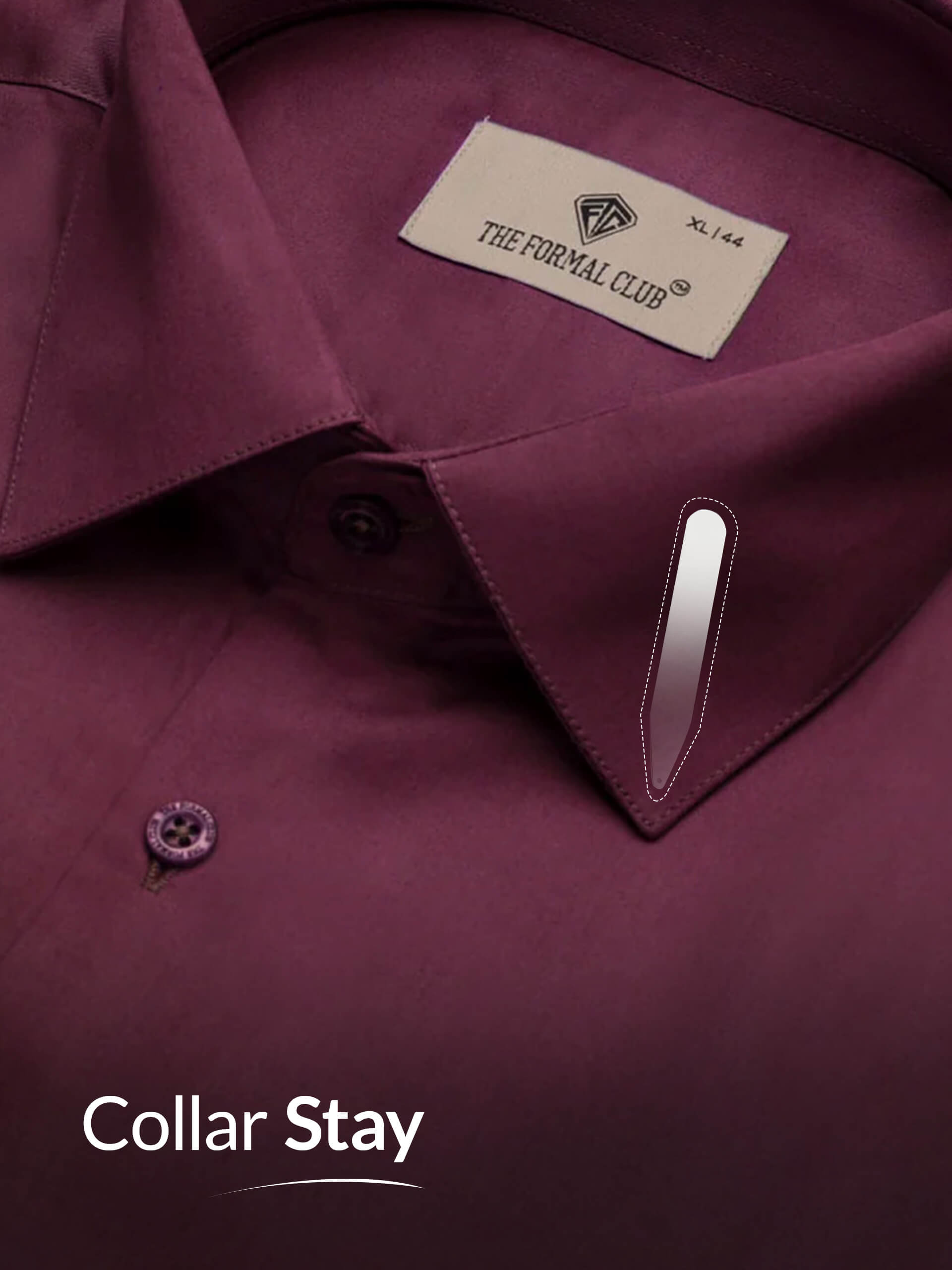 Cambridge Giza Cotton Shirt In Wineberry