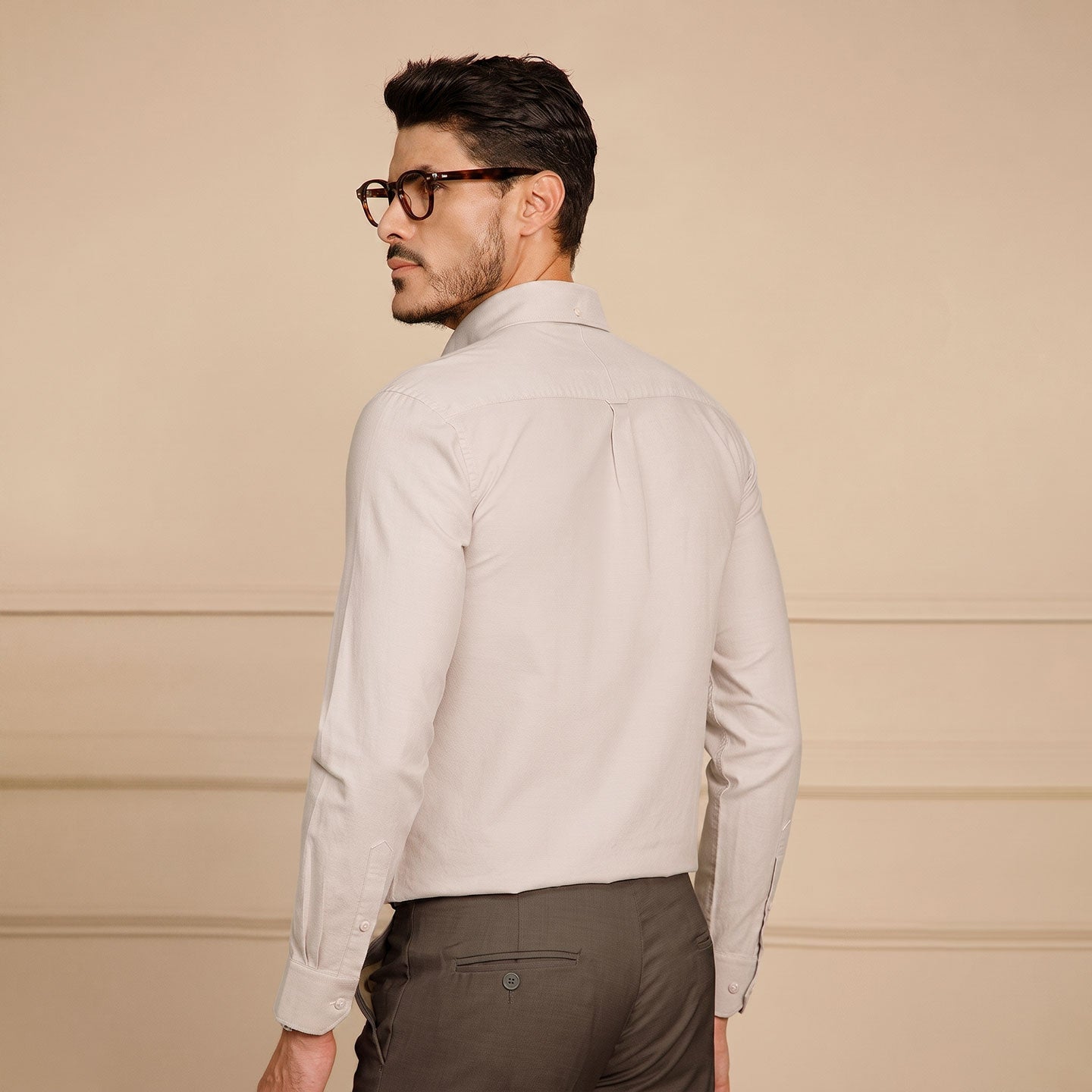 Regal Oxford Solid Shirt In Clay
