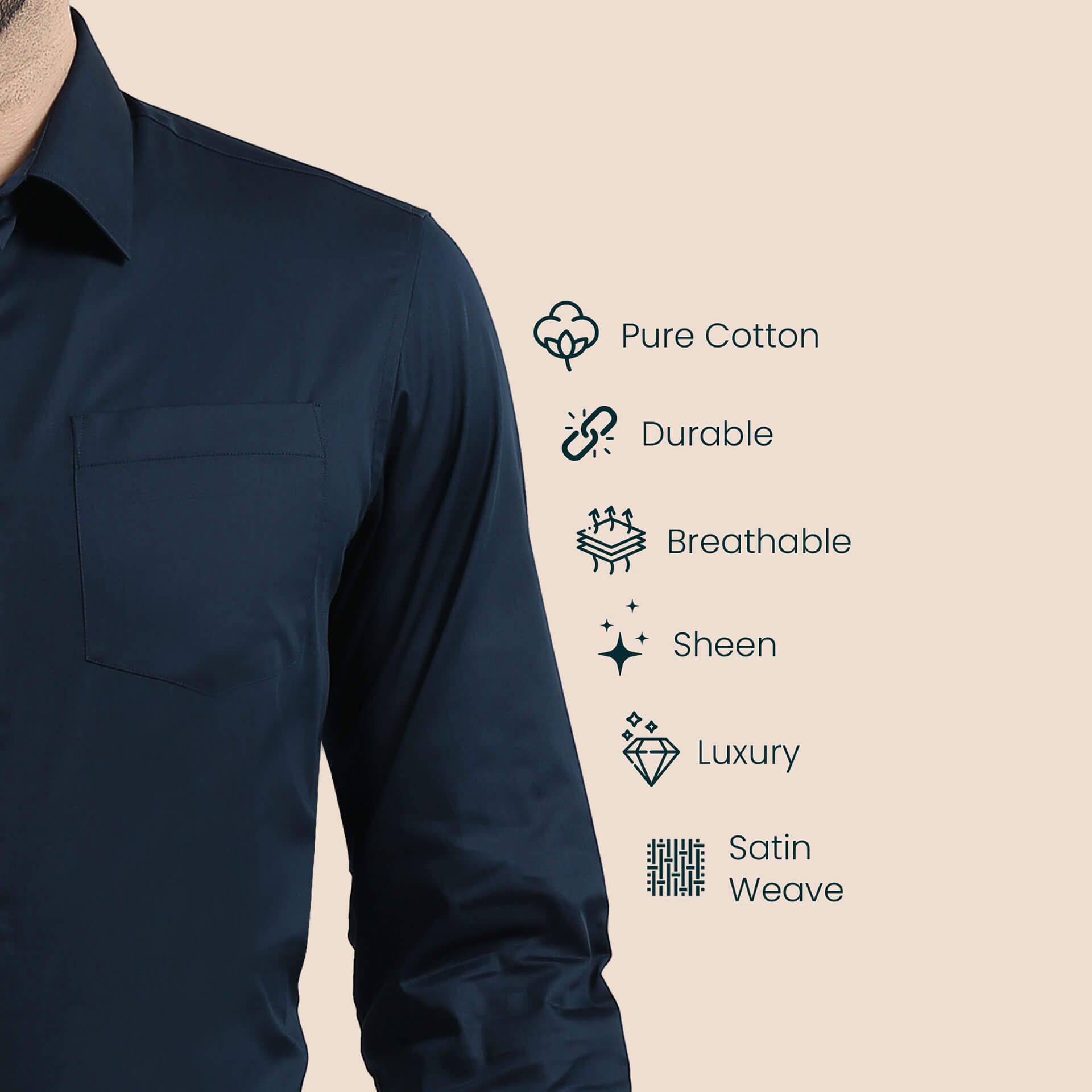 Sapphire formal shirt for men by TFC