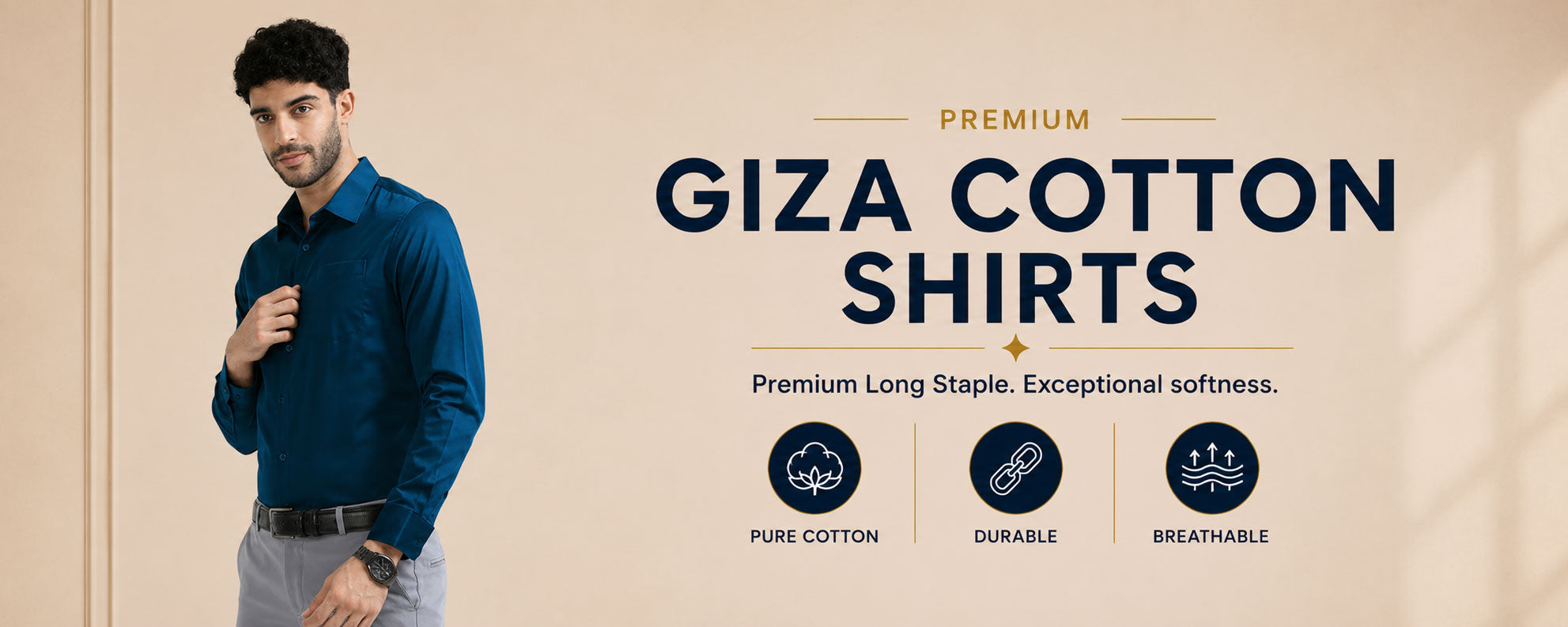 Giza Cotton Shirts for Men