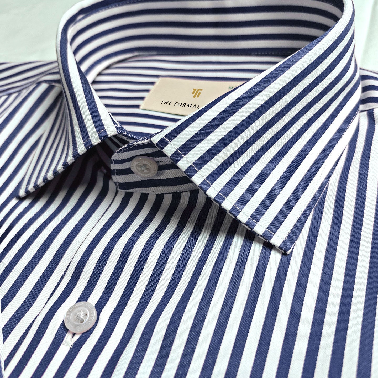 Boardroom Bengal Stripes Shirt In Indigo