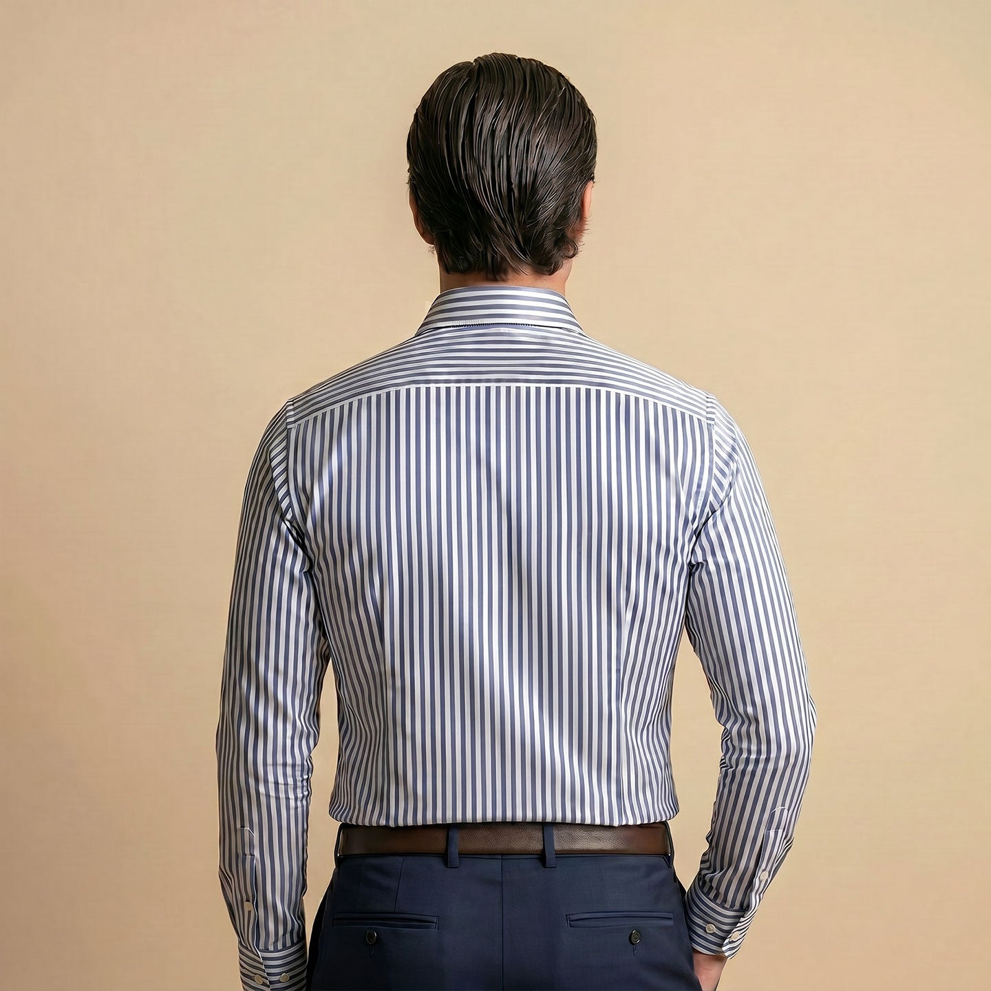 Boardroom Bengal Stripes Shirt In Indigo