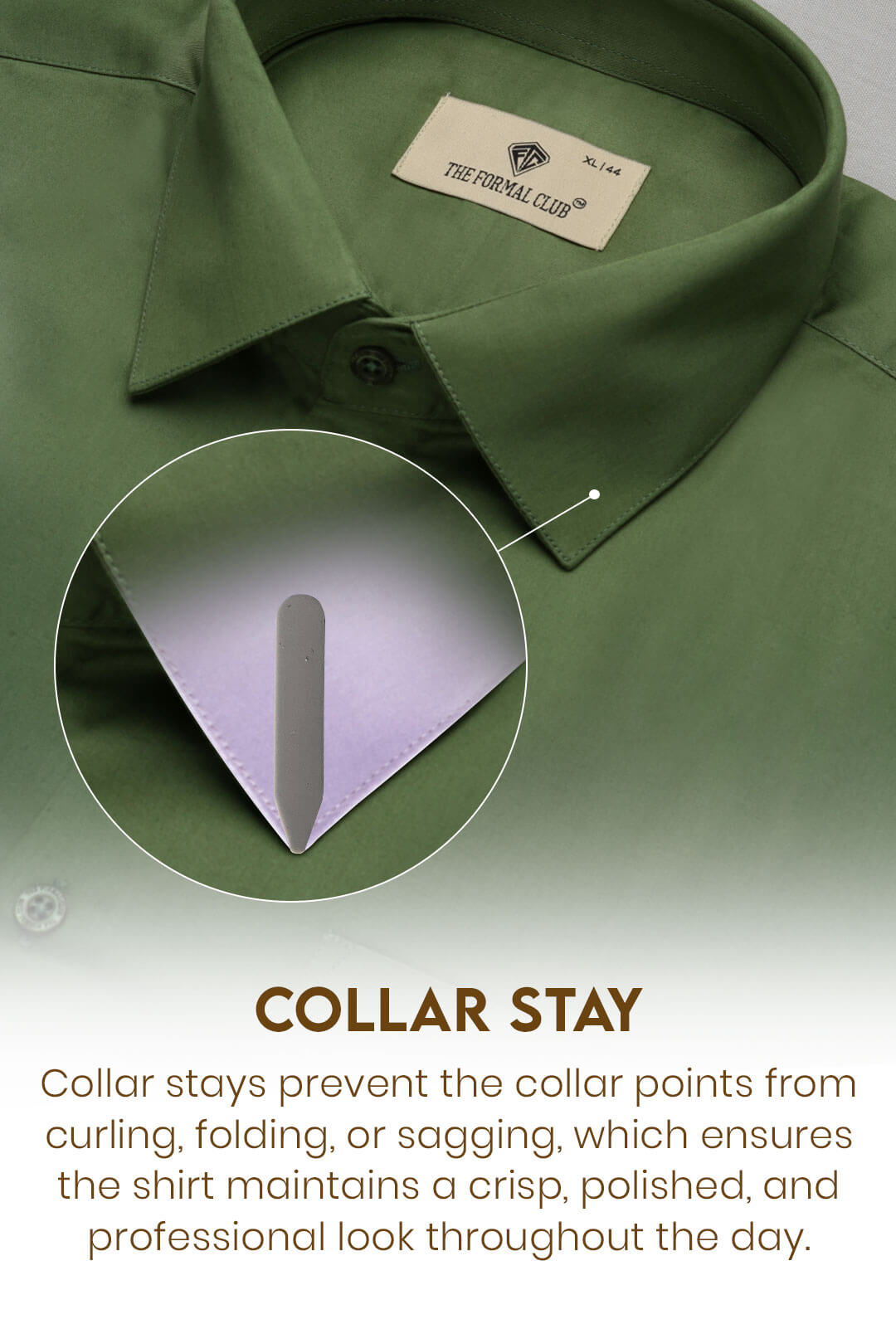 Cambridge Giza Cotton Shirt In Grass Green