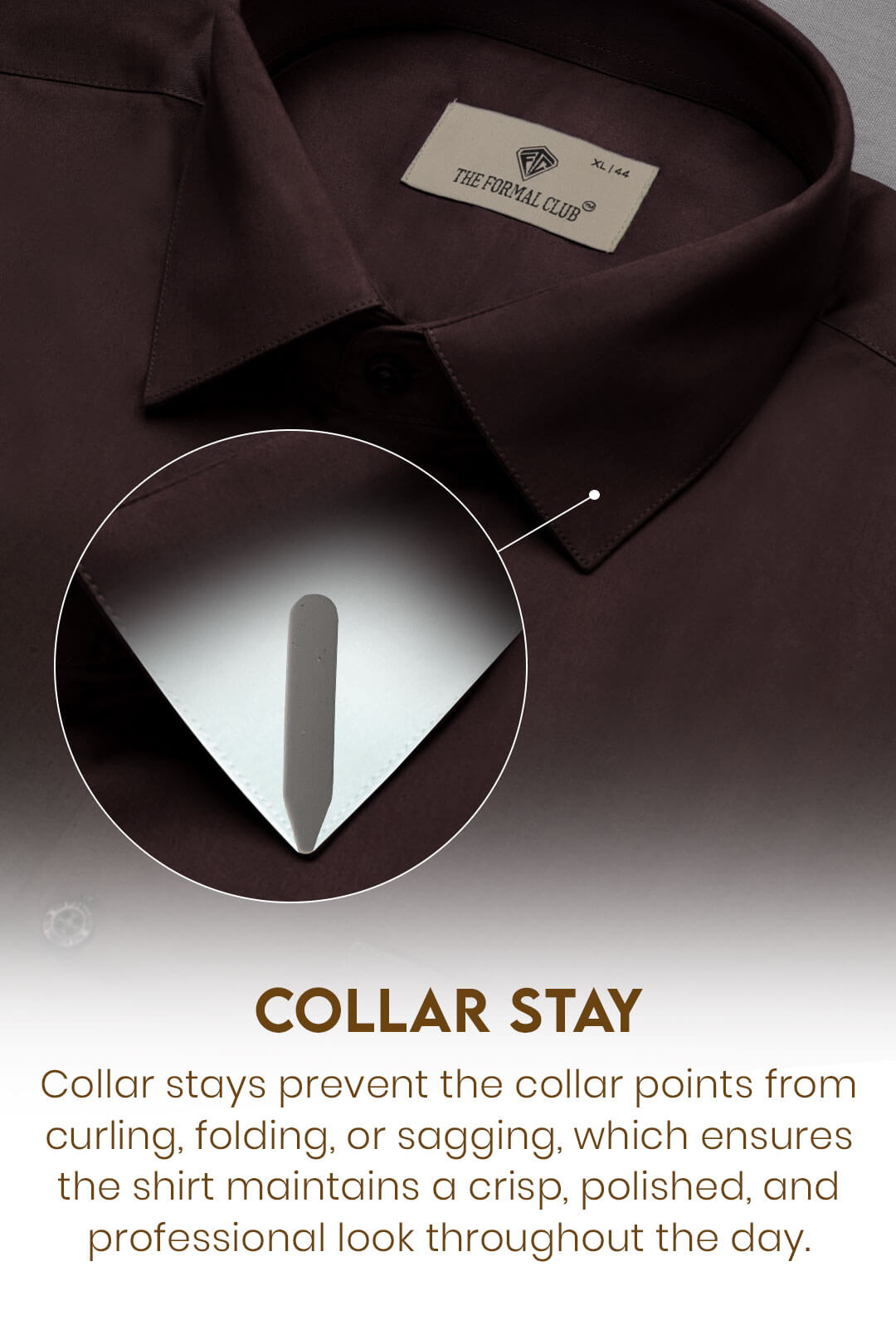Cambridge Giza Cotton Shirt In Coffee