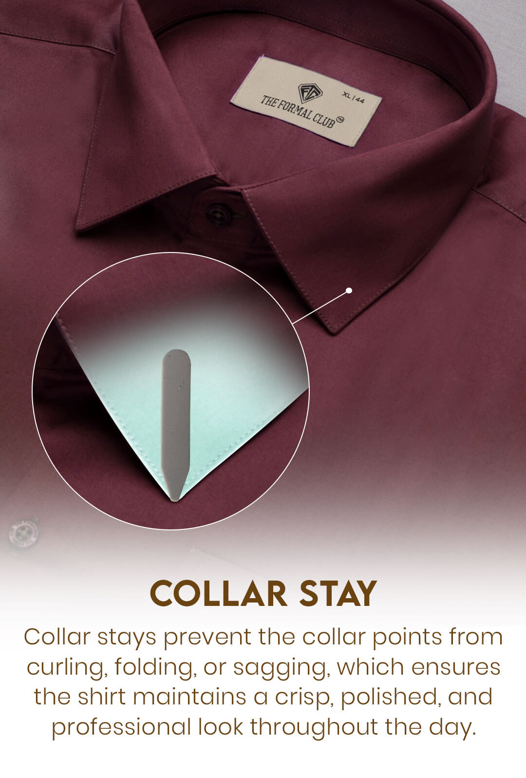 French Cuff Giza Cotton Shirt In Wineberry