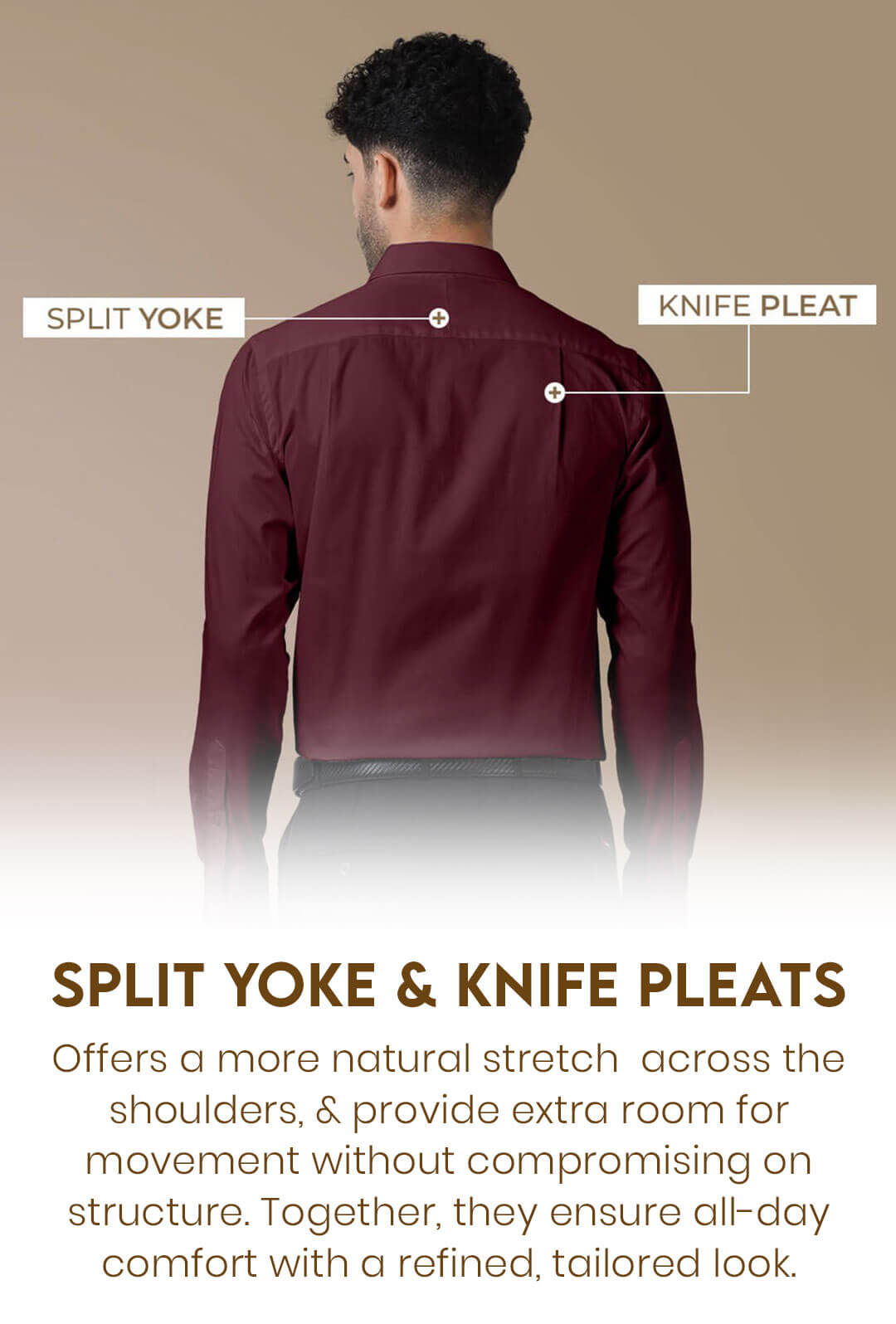 French Cuff Giza Cotton Shirt In Wineberry