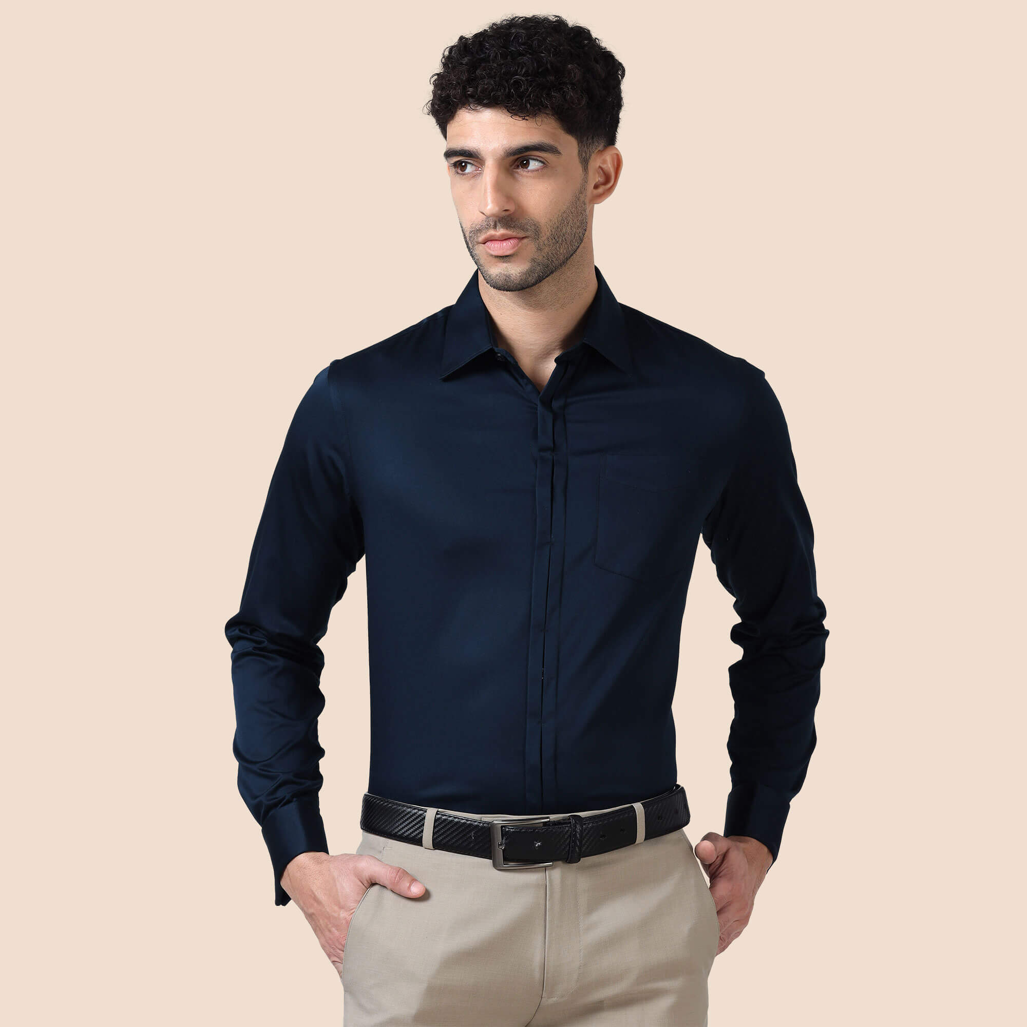 Keneth navy formal shirt by TFC
