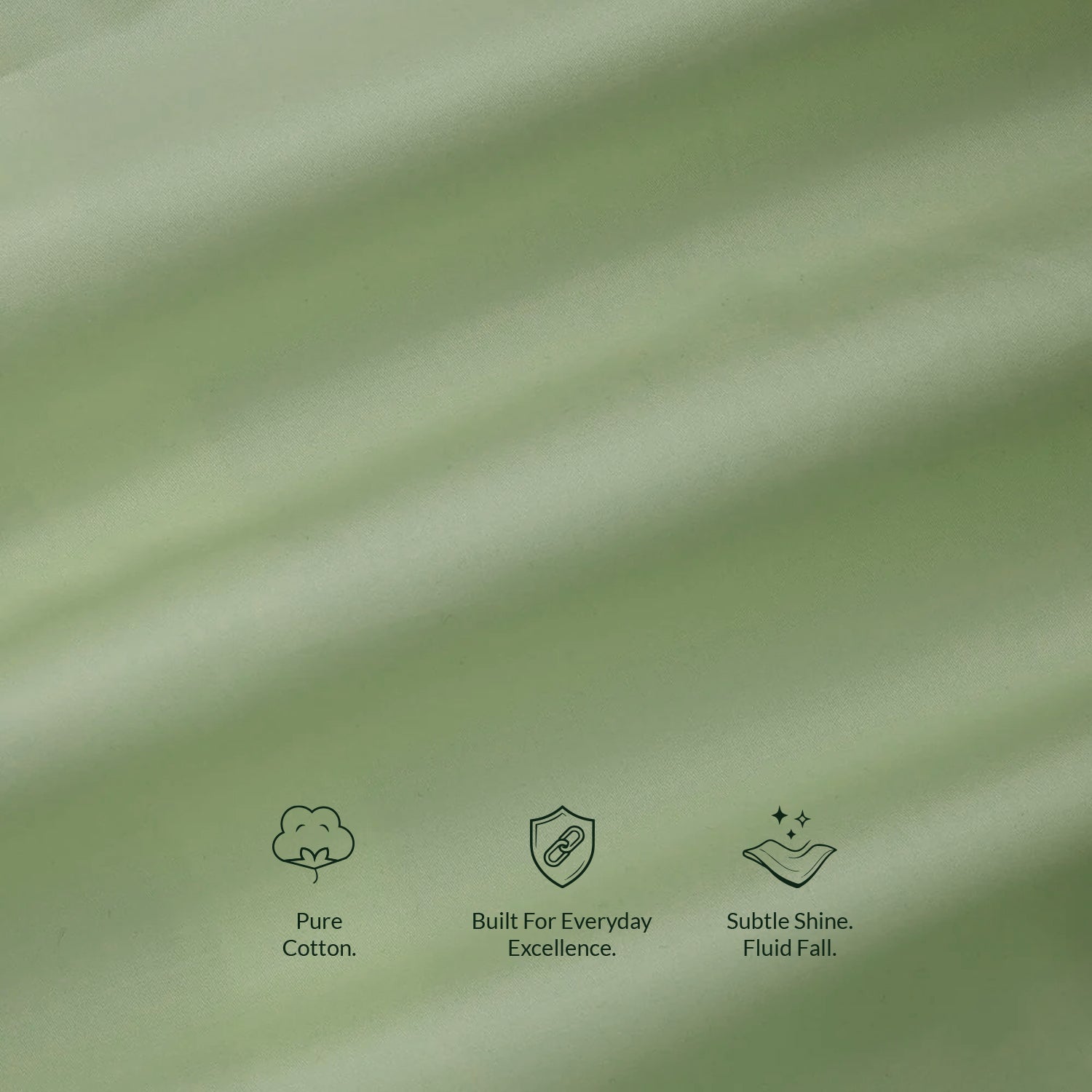 Cambridge Giza Cotton Shirt In Moss Green