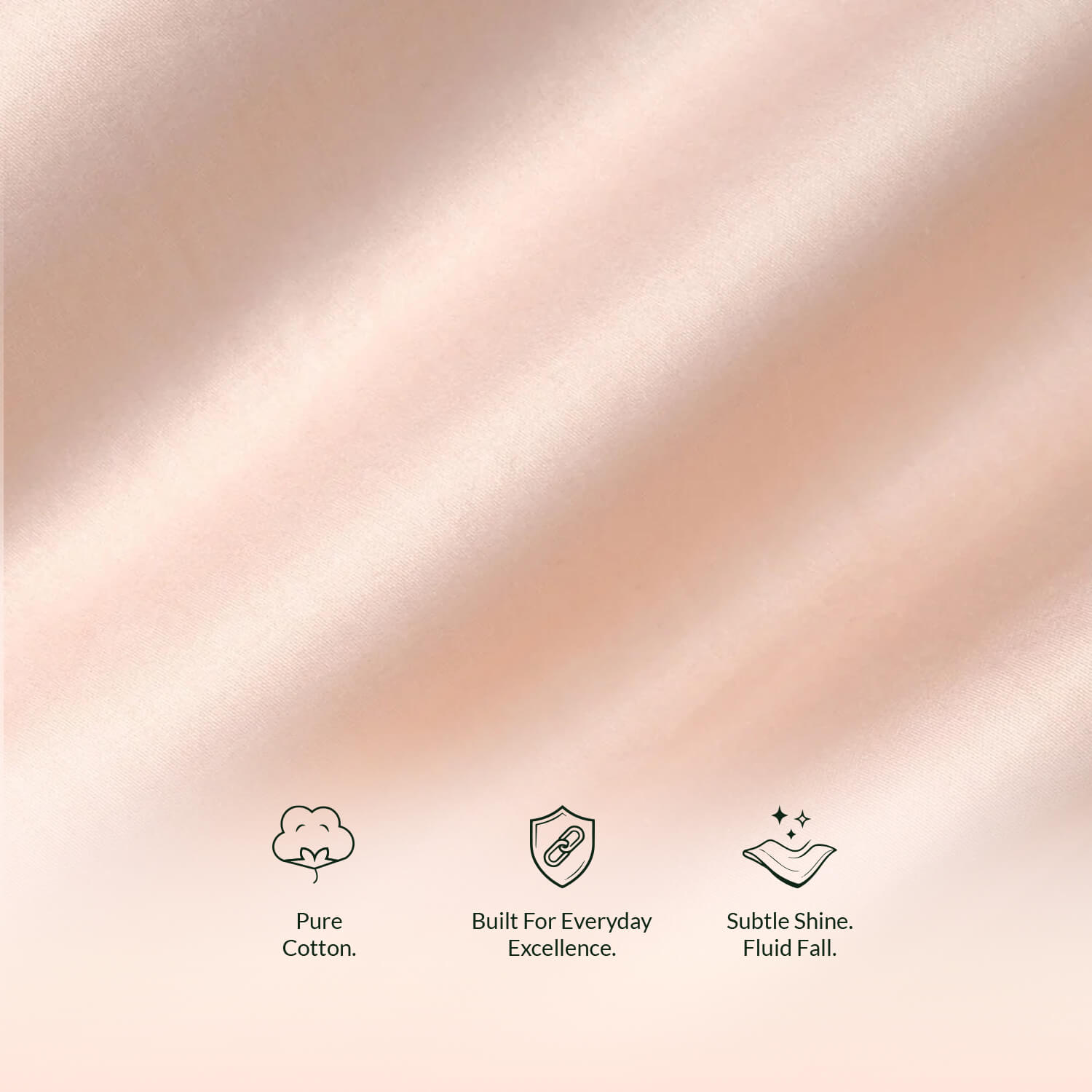 Cambridge Giza Cotton Shirt In Peach Fuzz
