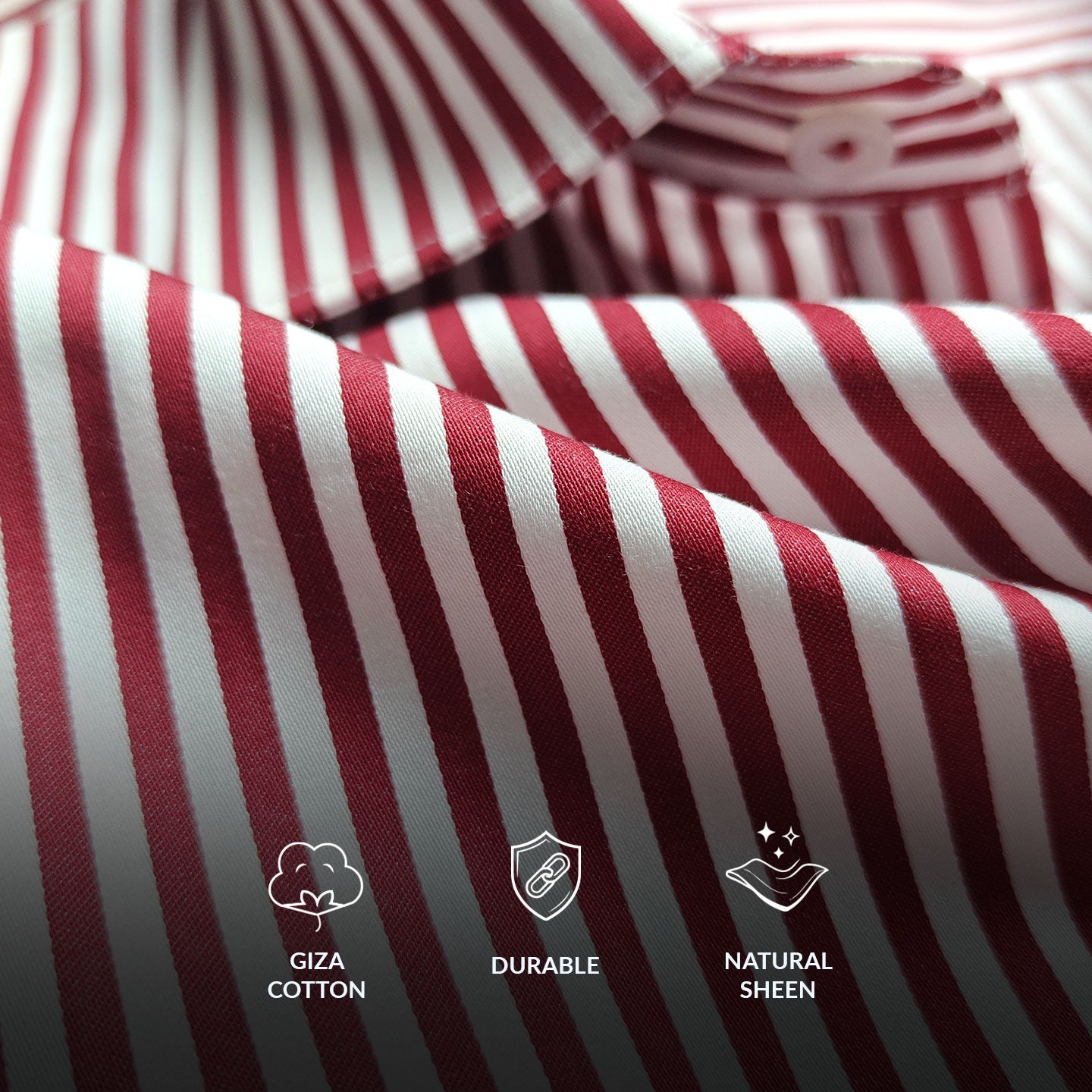Boardroom Bengal Stripes Shirt In Ruby
