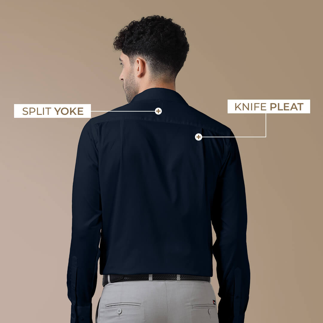 Cambridge Giza Cotton Shirt In Saphire