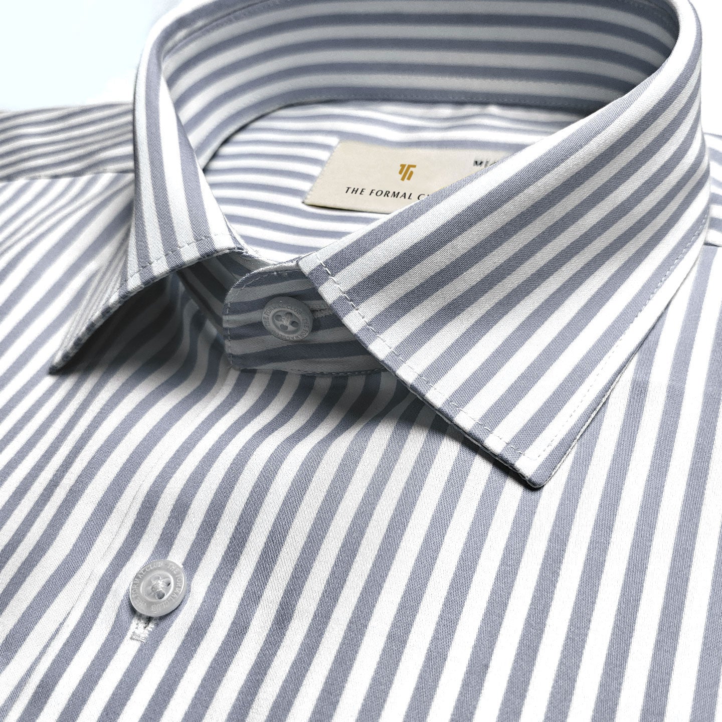 Boardroom Bengal Stripes Shirt In Space Grey