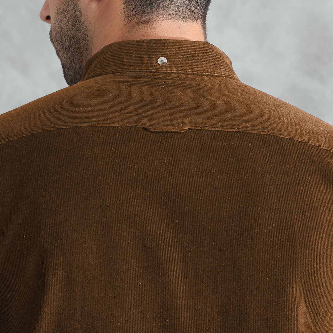 Cruise Corduroy Shirt In Tan