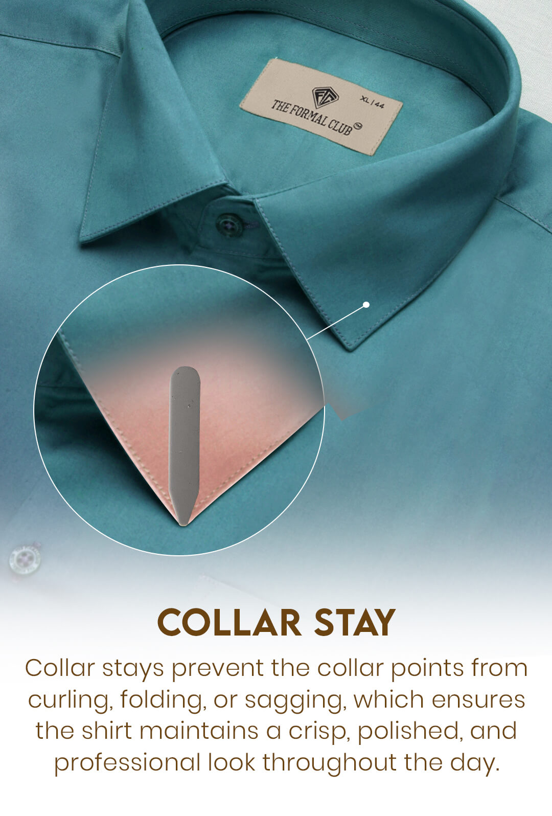 French Cuff Giza Cotton Shirt In Teal