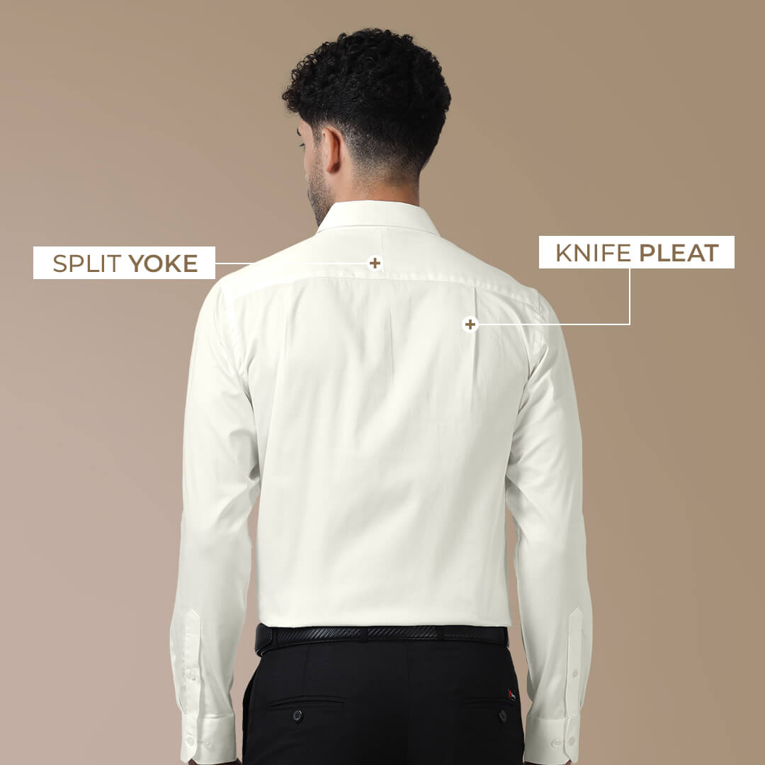 Cambridge Giza Cotton Shirt In Vanilla