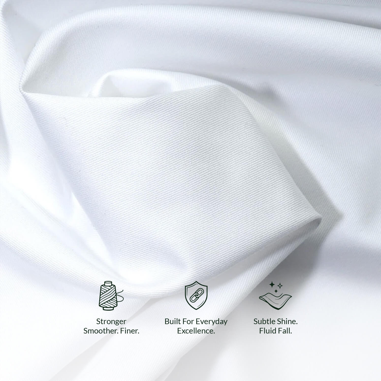Whisper Easy To Iron Shirt In Cloud White