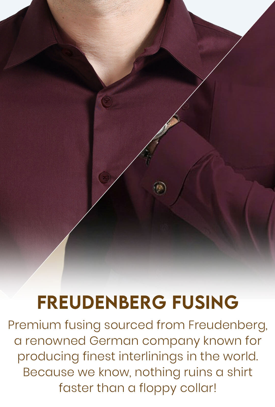 French Cuff Giza Cotton Shirt In Wineberry
